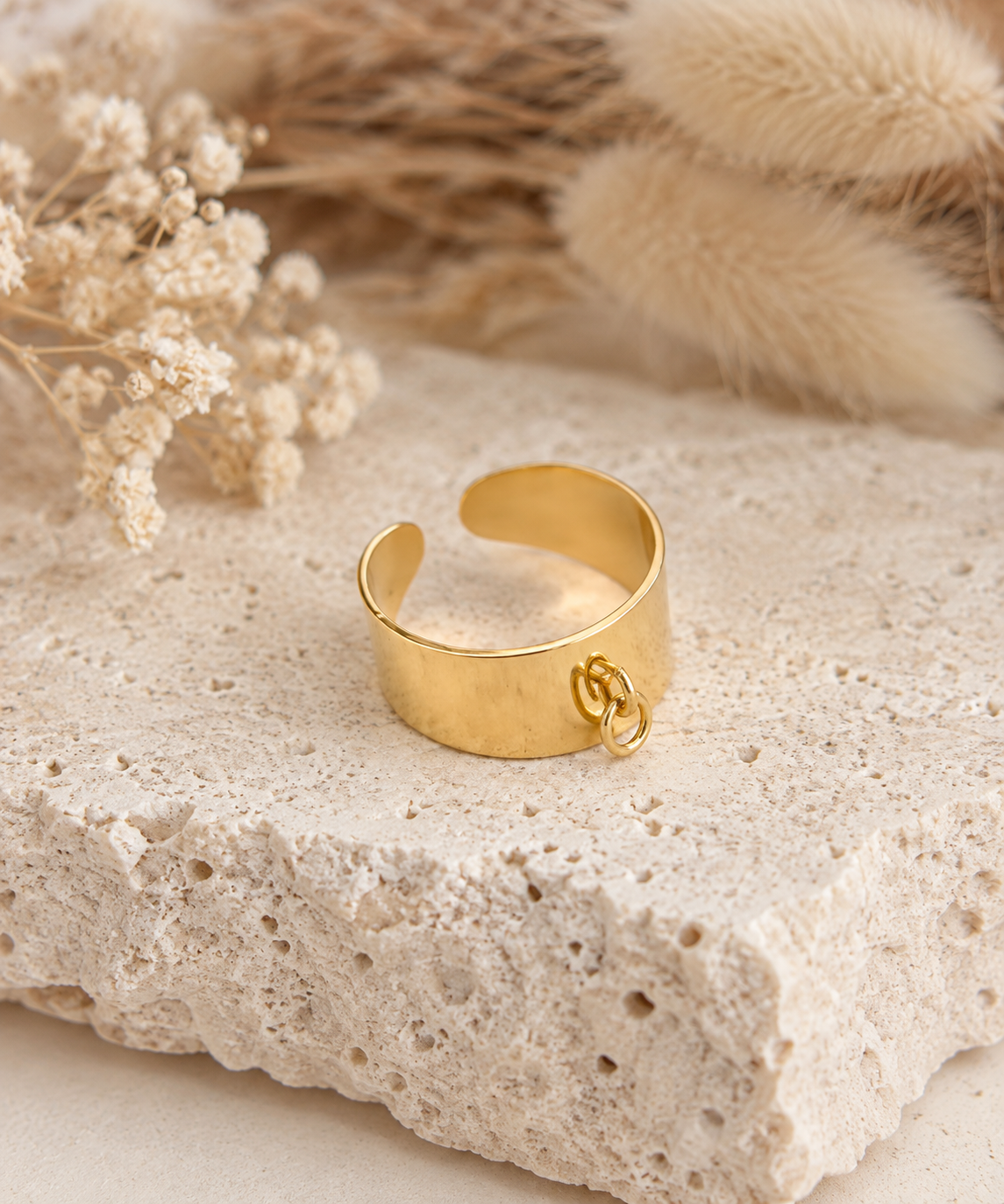 Bague personnalisable Aurora en acier inoxydable