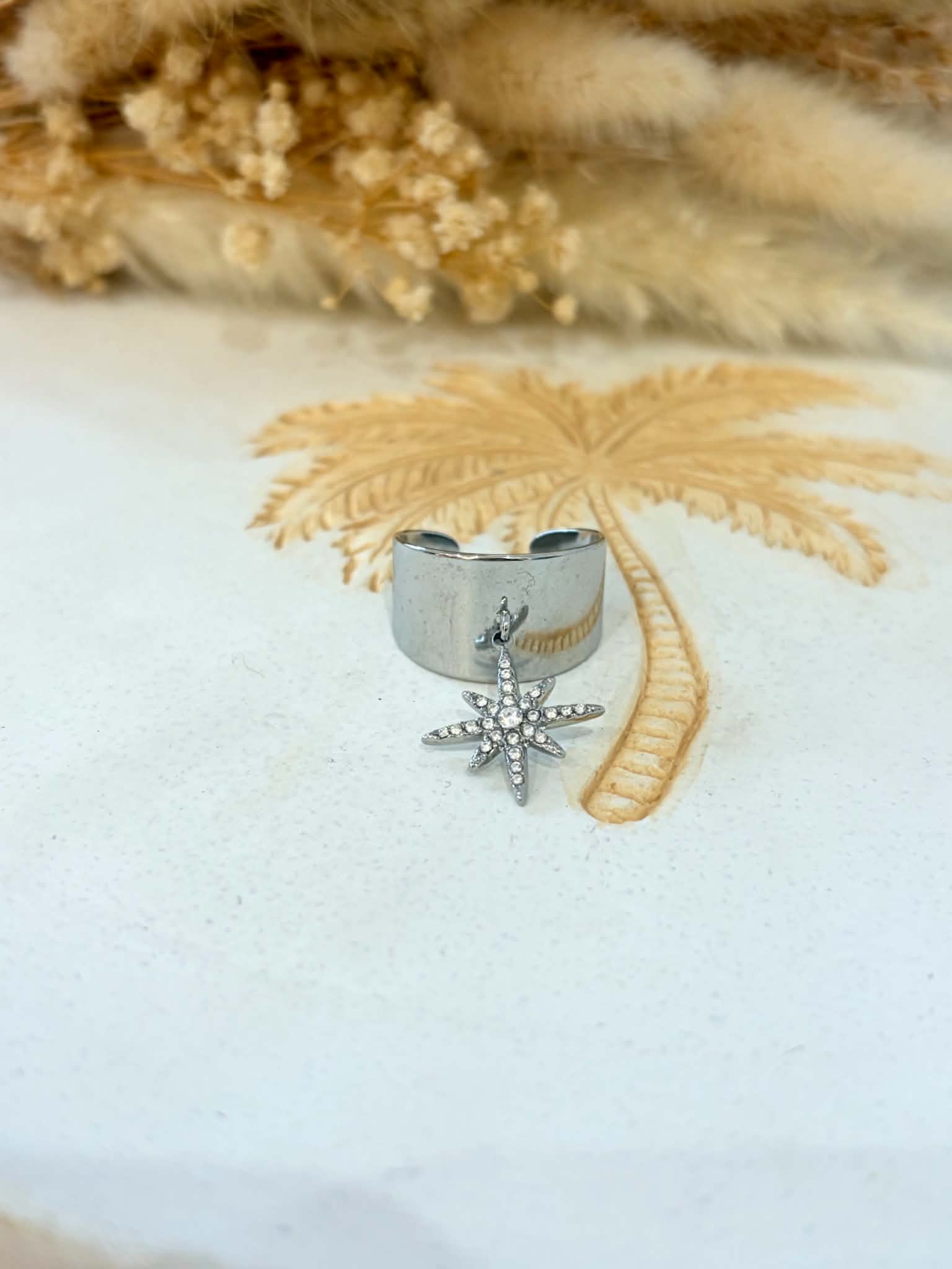 Bague Elyana en acier inoxydable