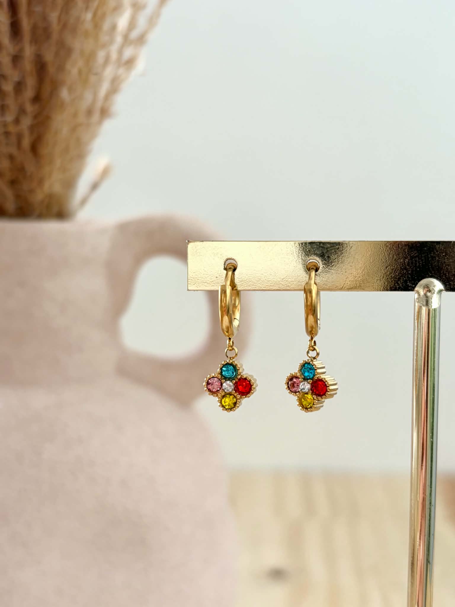 Boucles d'oreilles Orianne en acier inoxydable