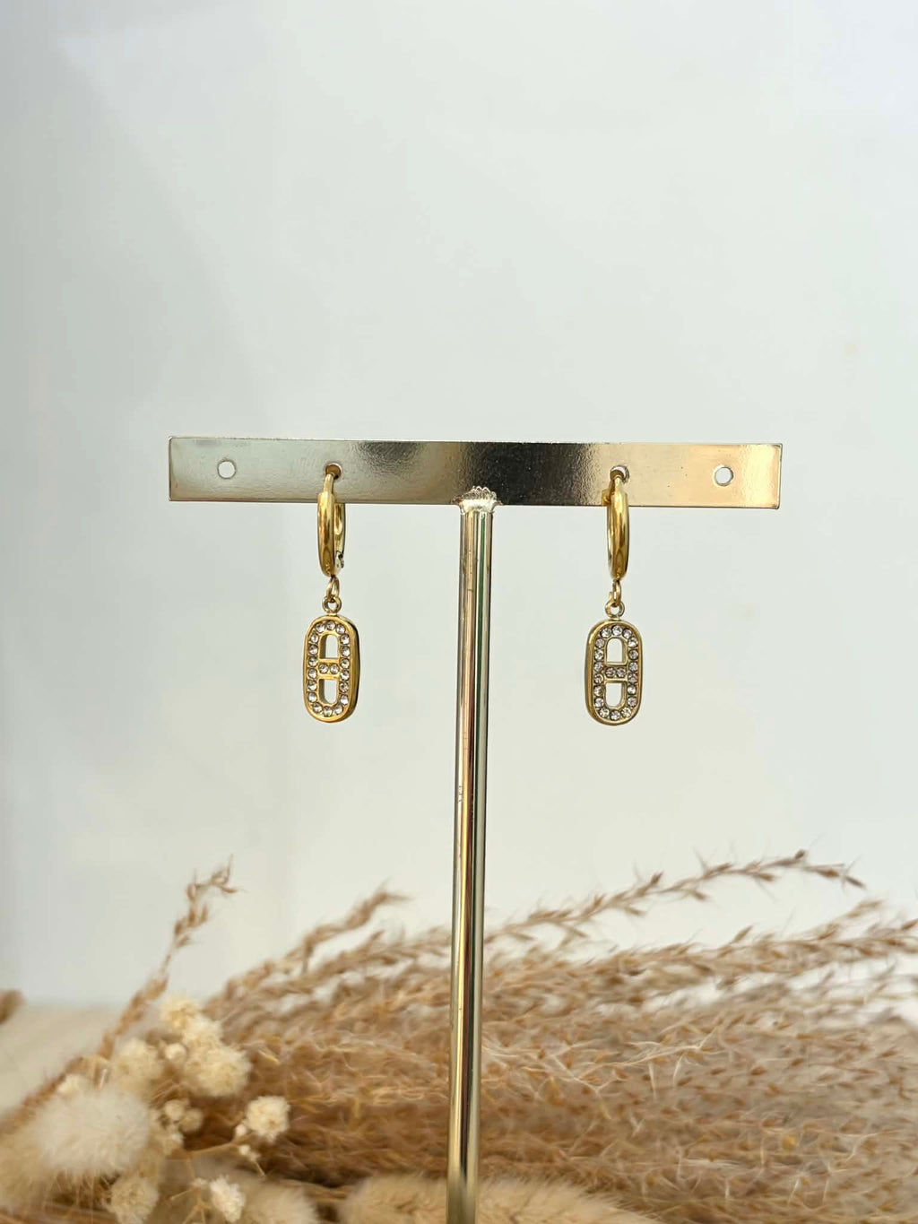Boucles d’oreilles Emilie en acier inoxydable