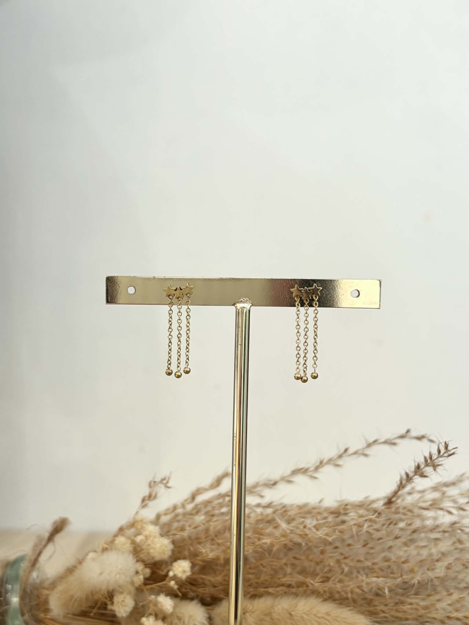 Boucles d'oreilles Sila en acier inoxydable