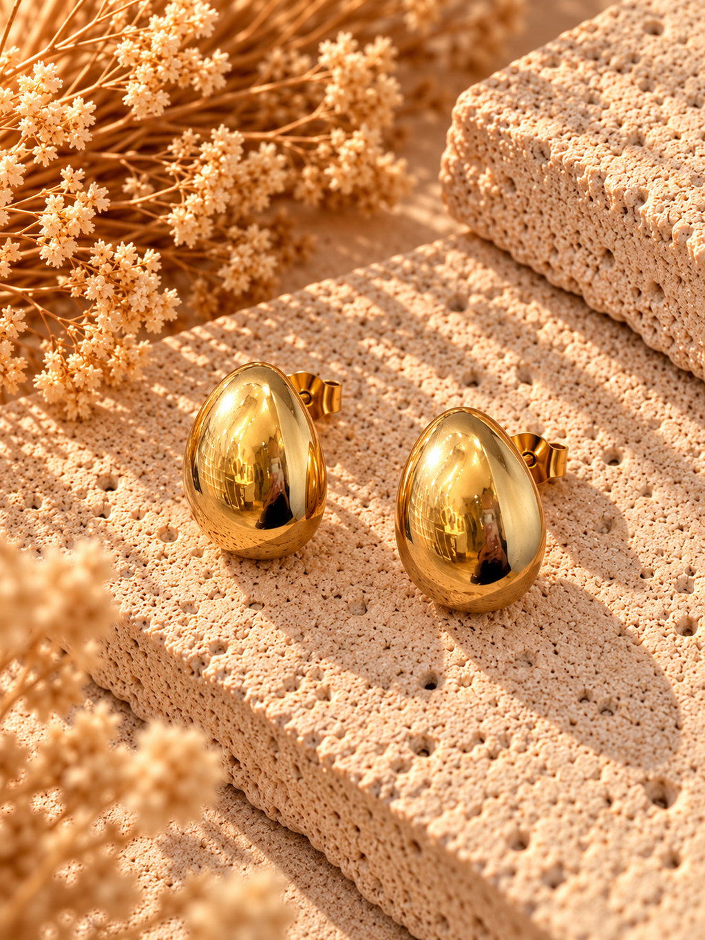 Boucles d'oreilles Selya en acier inoxydable