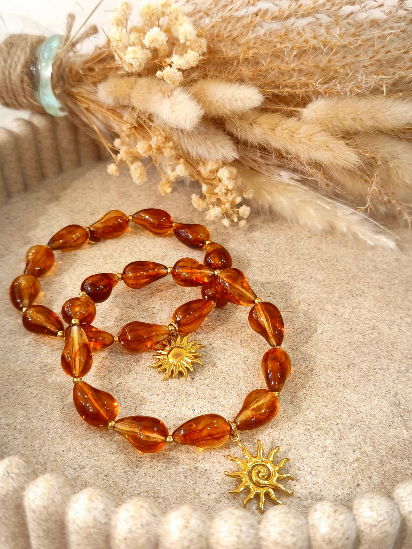 Bracelet à breloques Calista en acier inoxydable