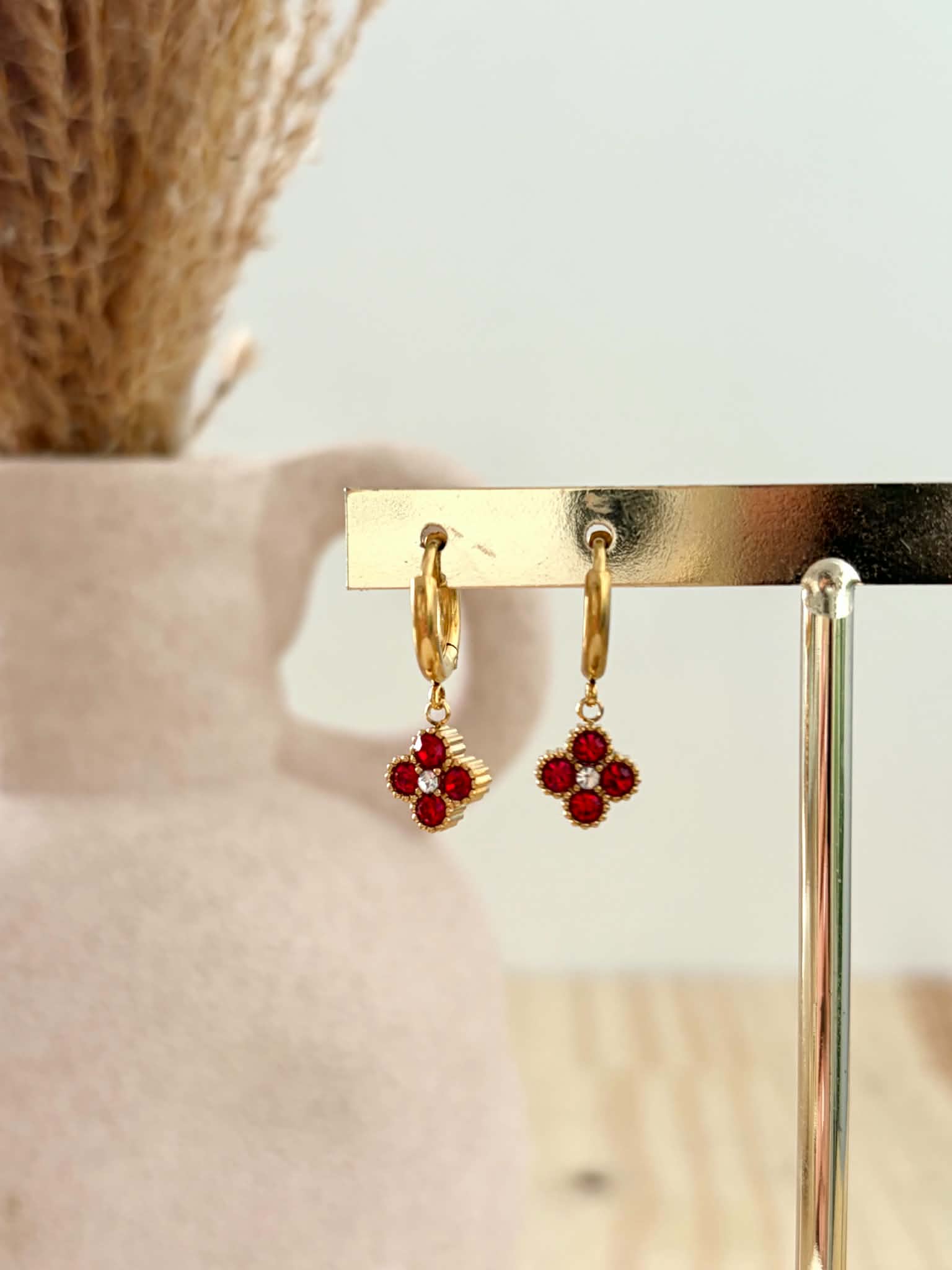 Boucles d'oreilles Orianne en acier inoxydable