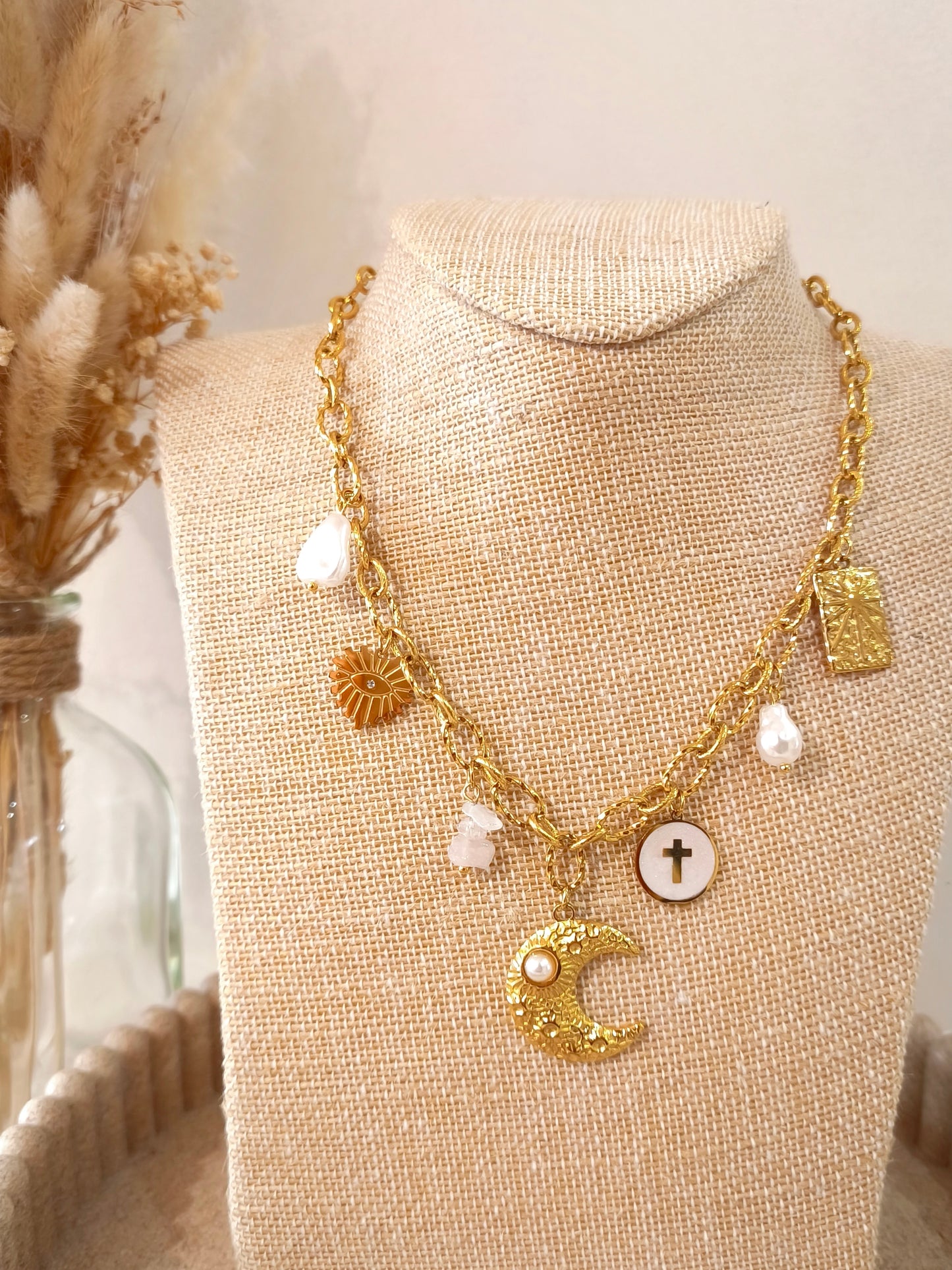 Collier Valentina en acier inoxydable