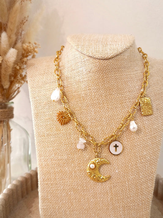 Collier Valentina en acier inoxydable