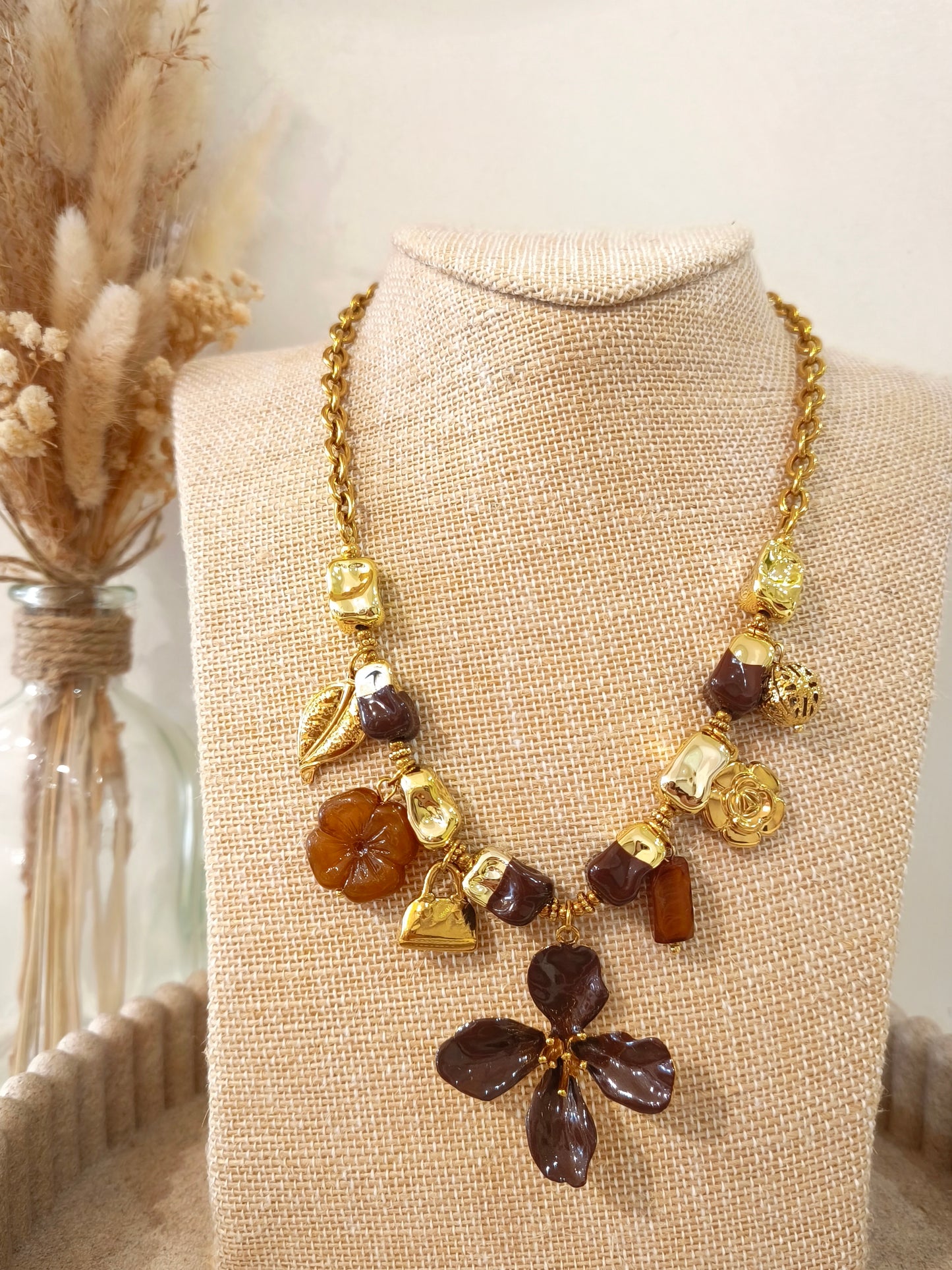 Collier Satine en acier inoxydable