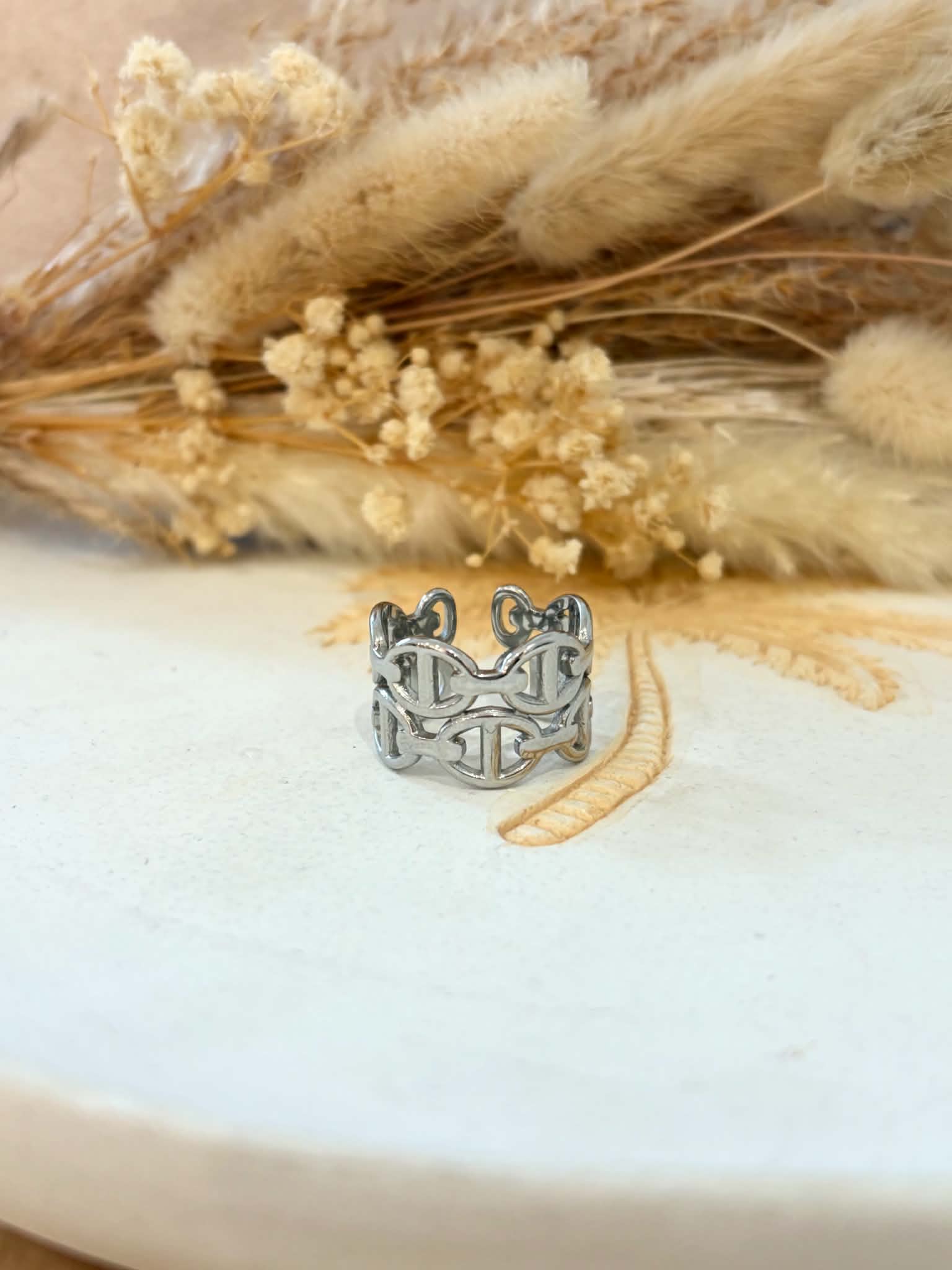 Bague Carine en acier inoxydable