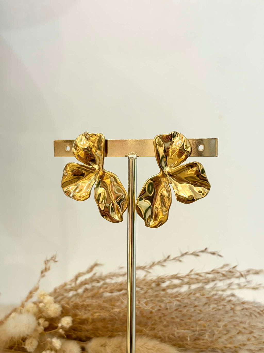 Boucles d’oreilles Corine en acier inoxydable