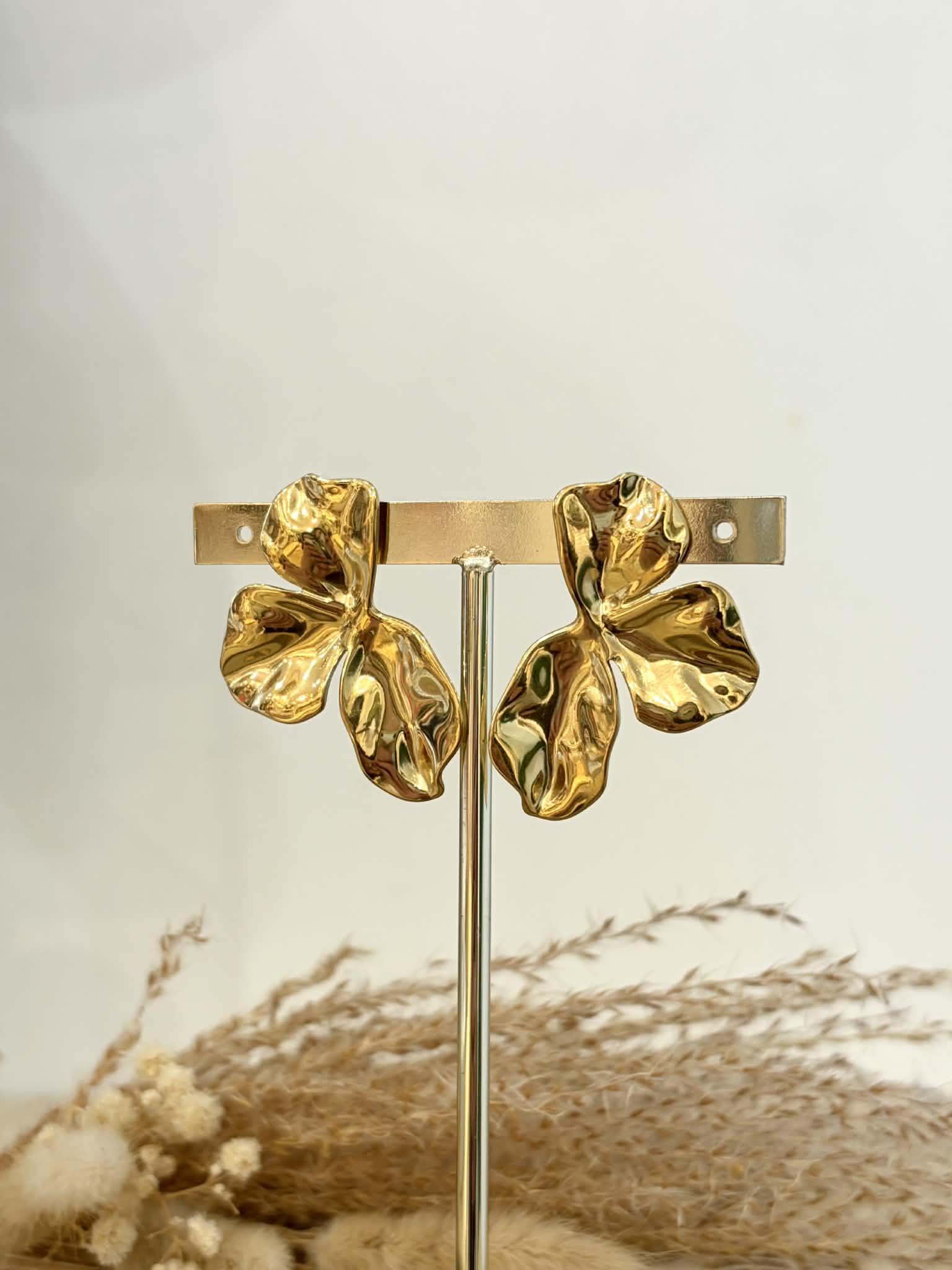 Boucles d’oreilles Corine en acier inoxydable