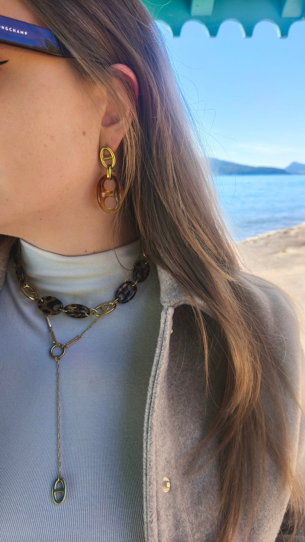 Boucles d'oreilles Djego en acier inoxydable