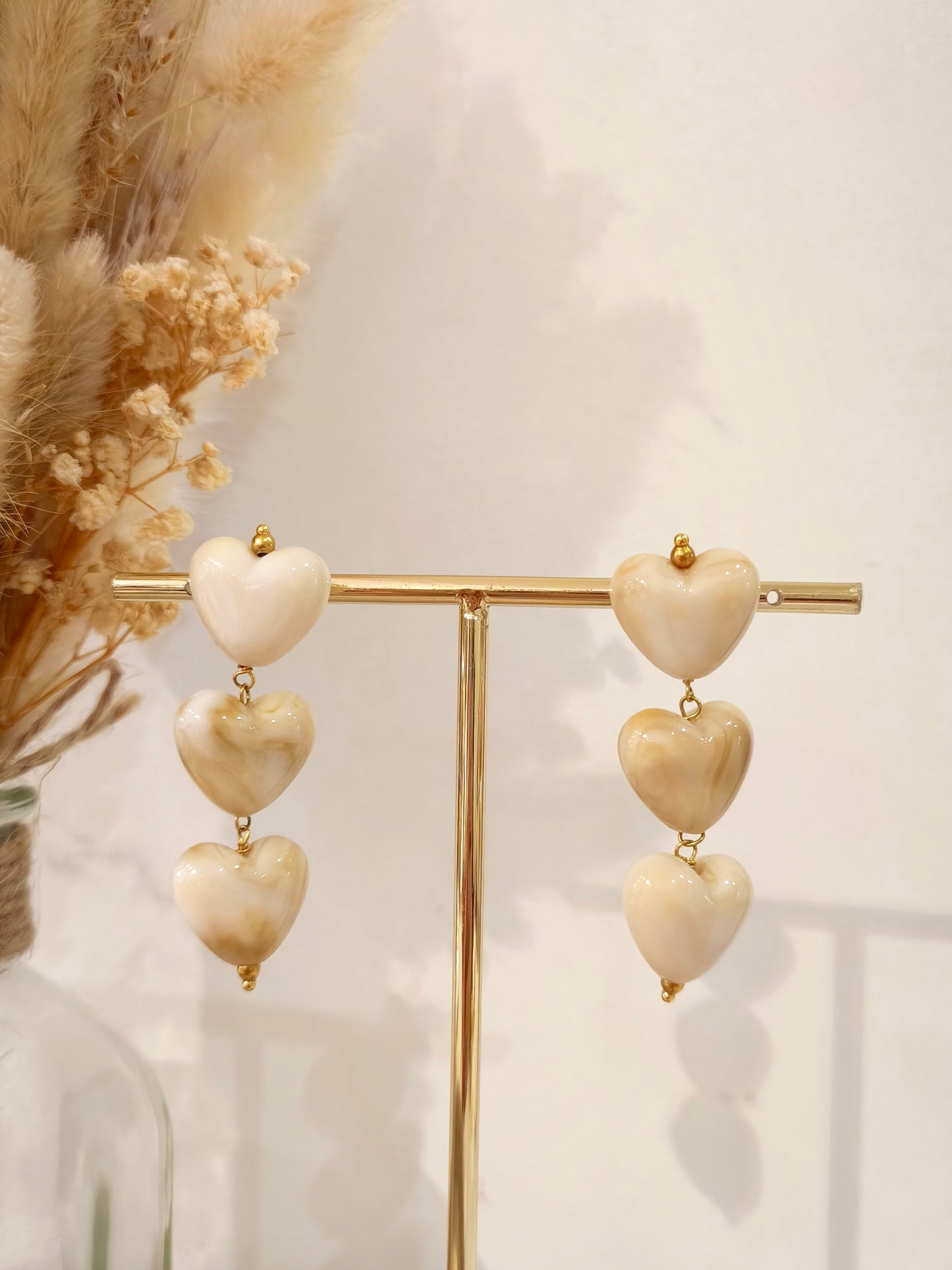 Boucles d'oreilles Irina en acier inoxydable