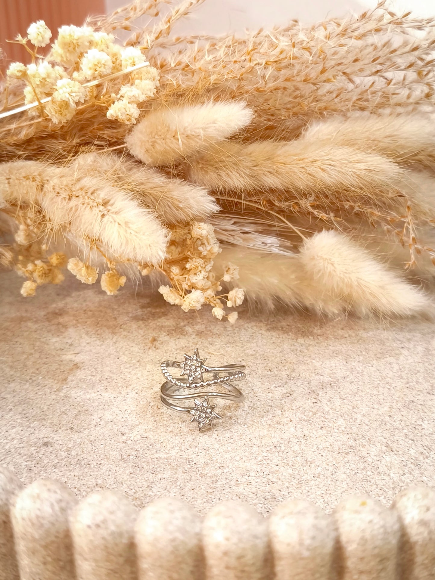 Bague Nathalie en acier inoxydable