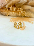 Bague en acier inoxydable Lyria