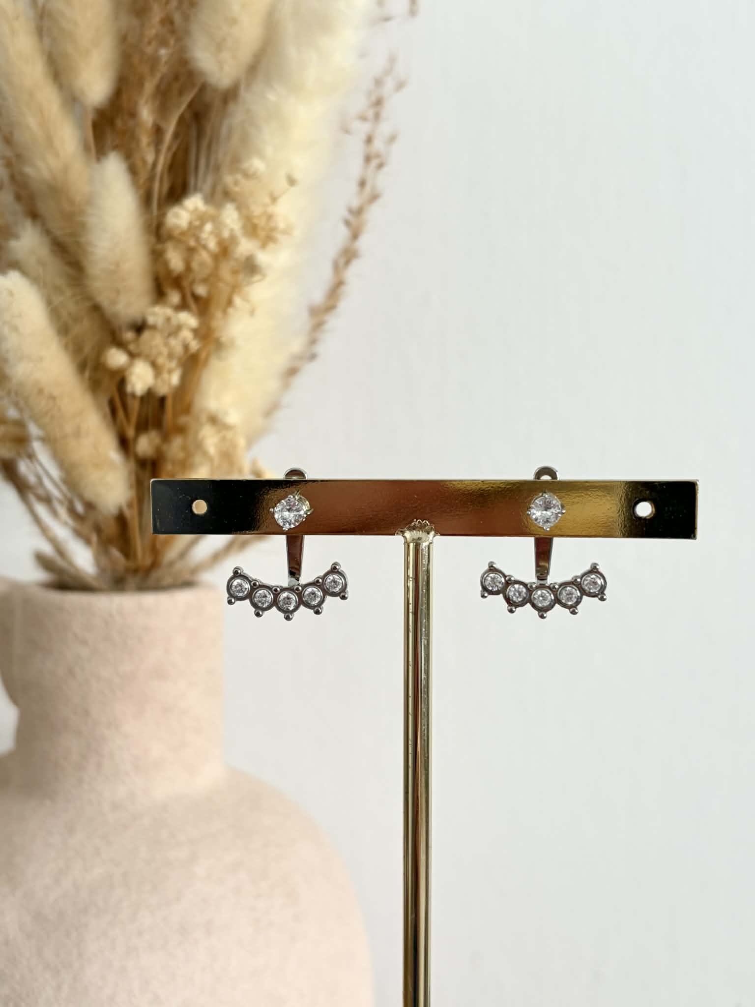 Boucles d'oreilles Manon en acier inoxydable
