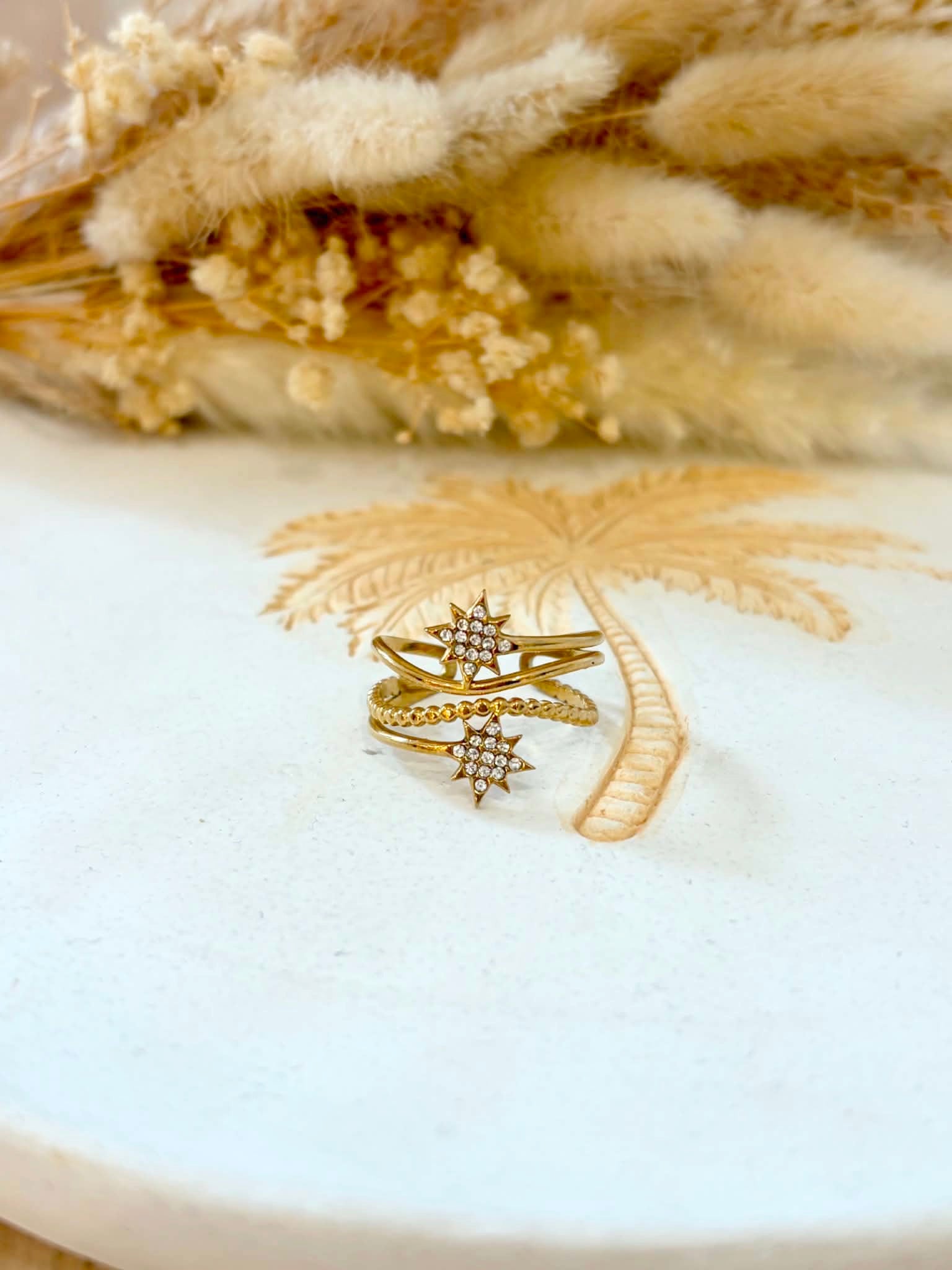 Bague Nathalie en acier inoxydable
