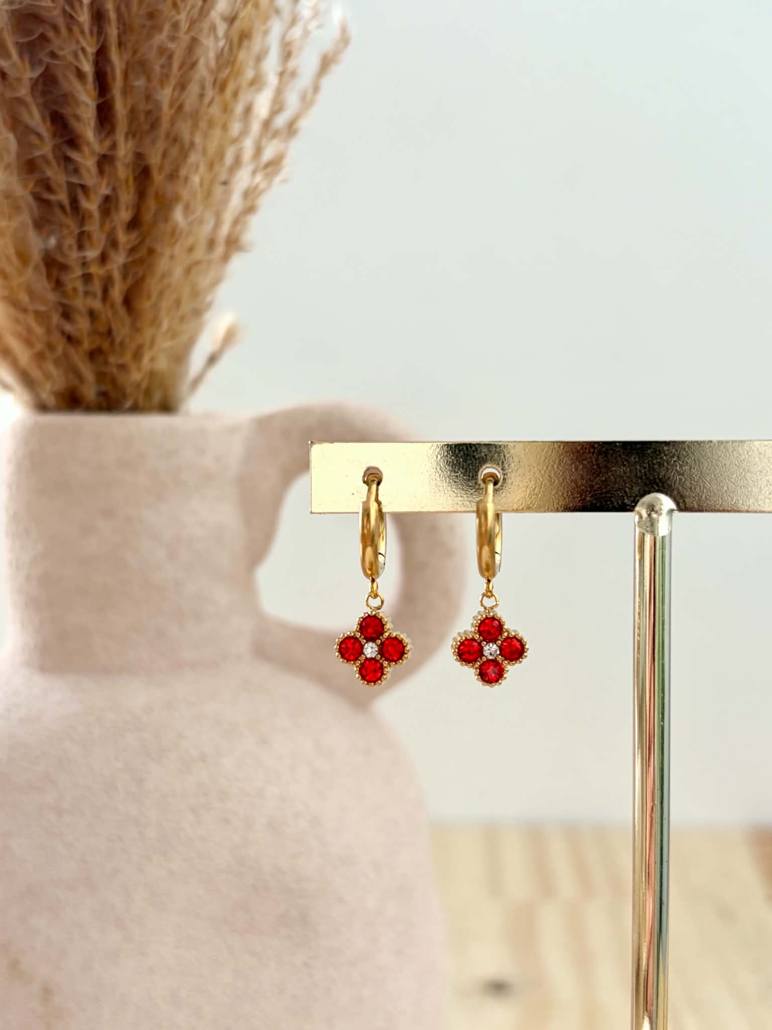 Boucles d'oreilles Orianne en acier inoxydable