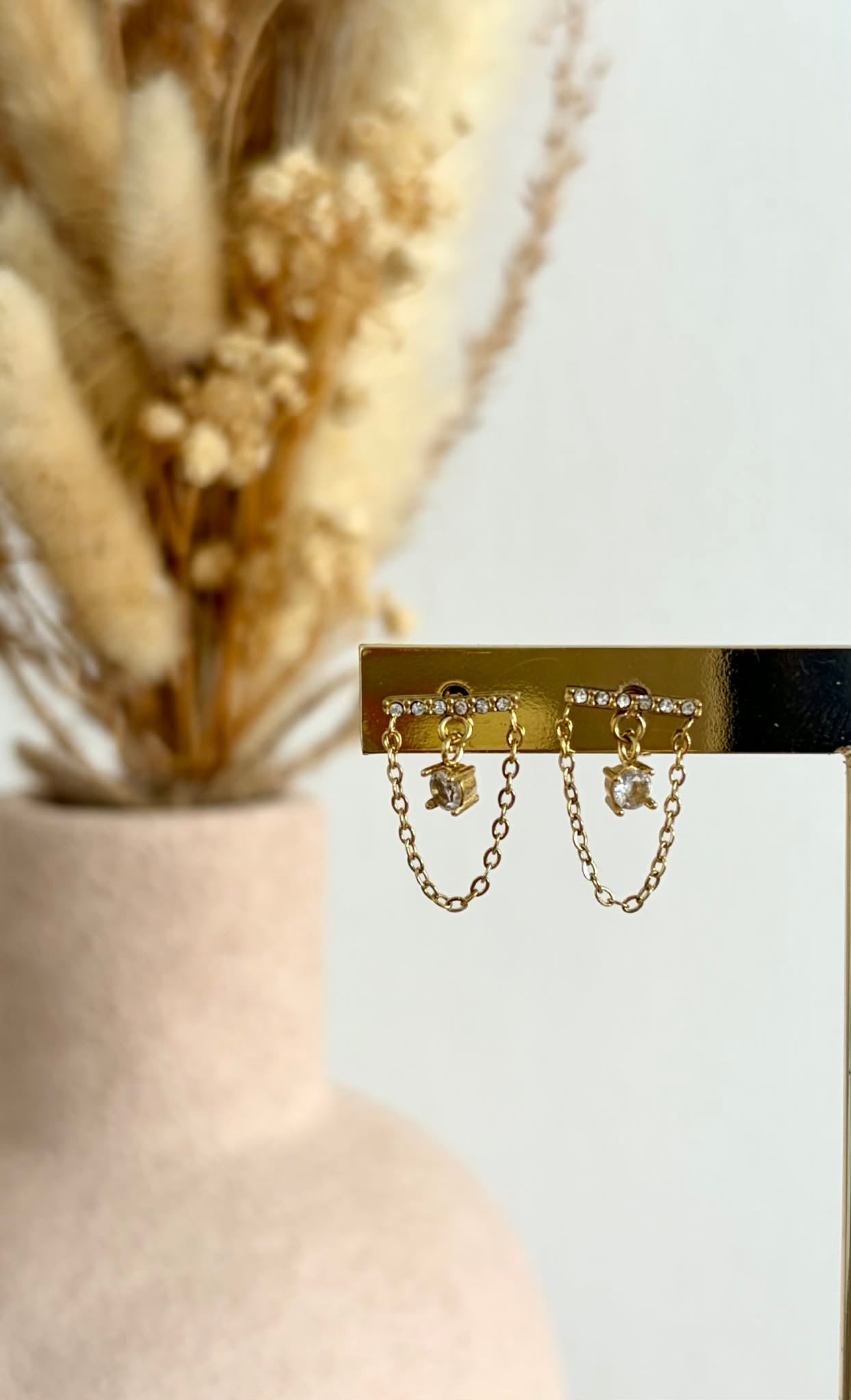 Boucles d'oreilles Billie en acier inoxydable