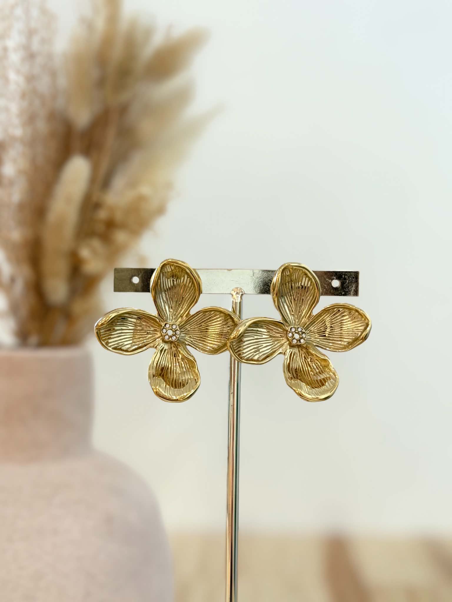 Boucles d'oreilles Diana en acier inoxydable