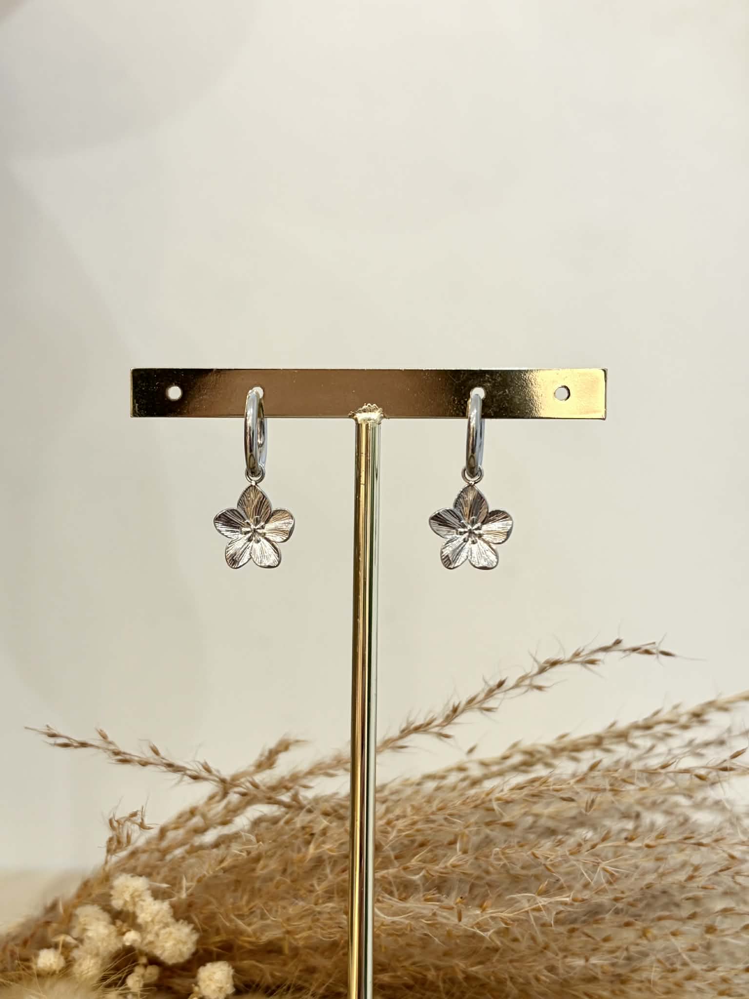Boucles d'oreilles Gina en acier inoxydable
