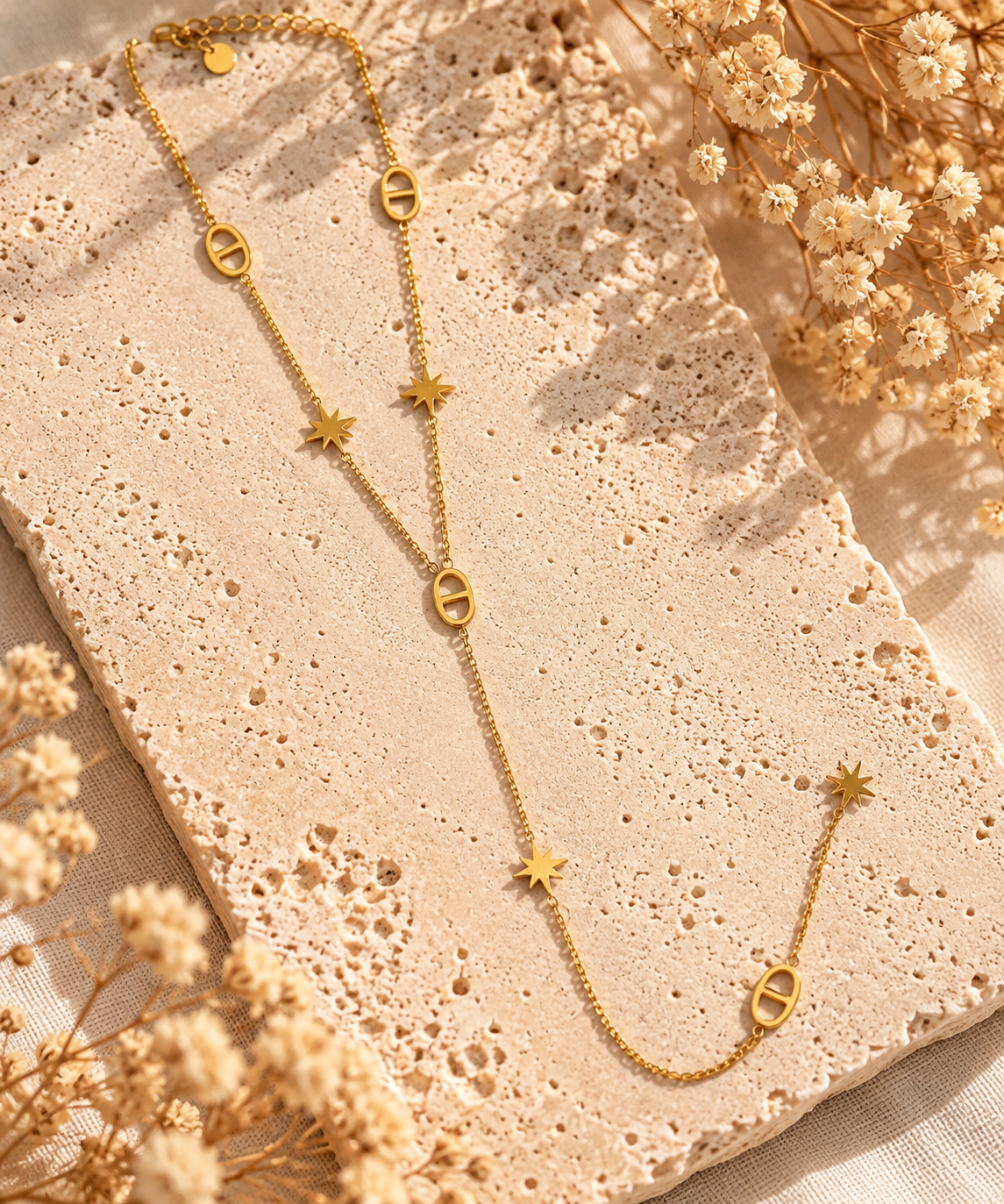 Collier Y Zia en acier inoxydable