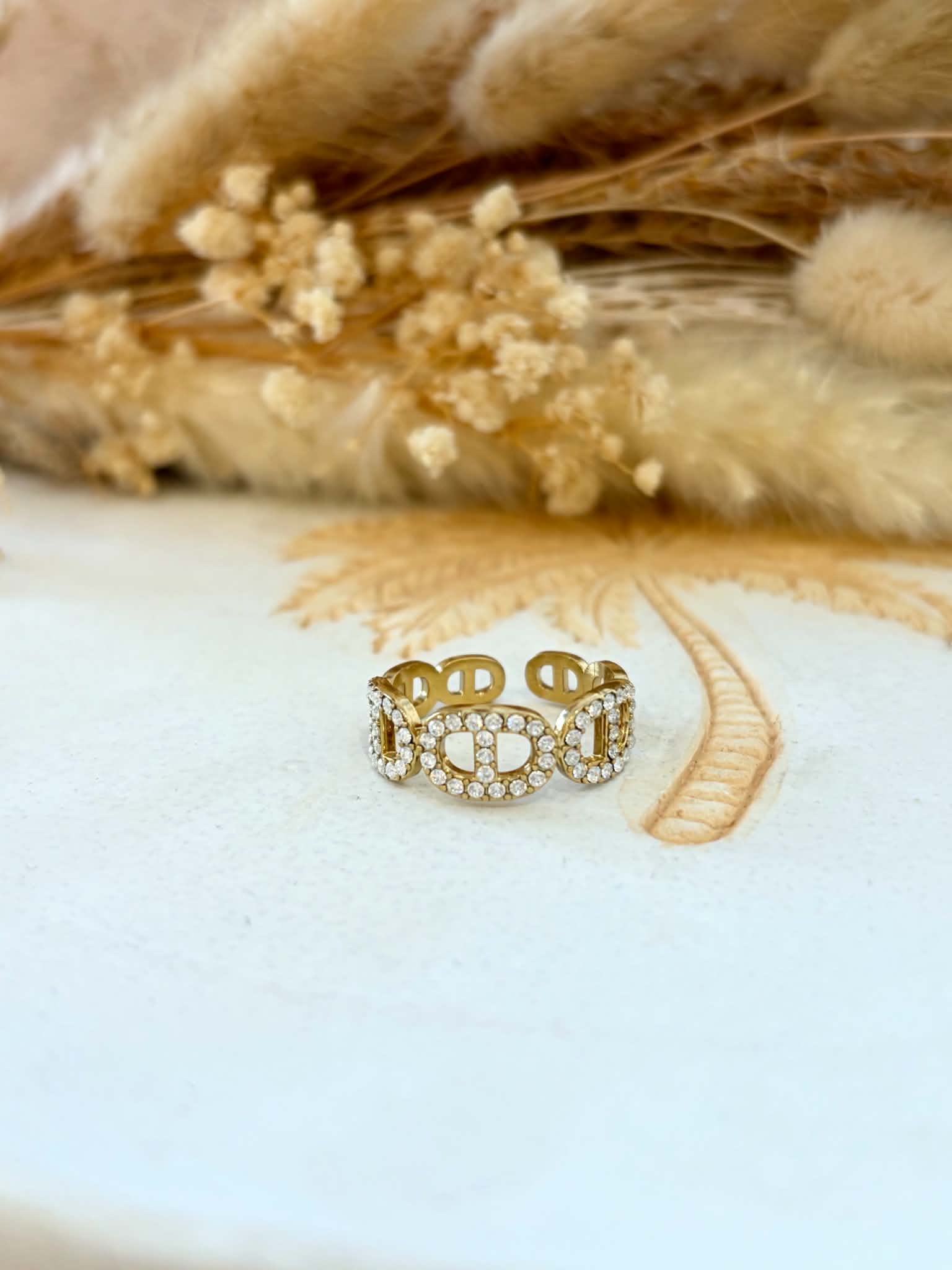 Bague Nina en acier inoxydable