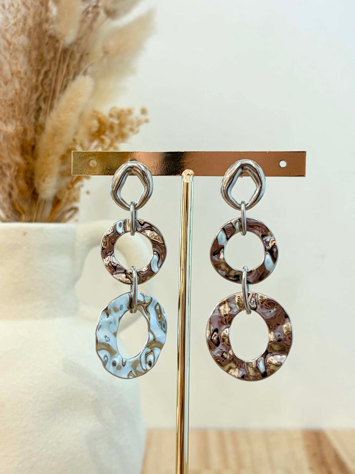 Boucles d'oreilles Juliette en acier inoxydable