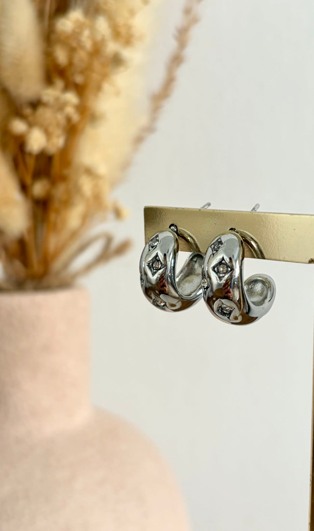 Boucles d'oreilles Esmee en acier inoxydable