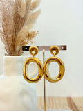 Boucles d'oreilles Marion en acier inoxydable
