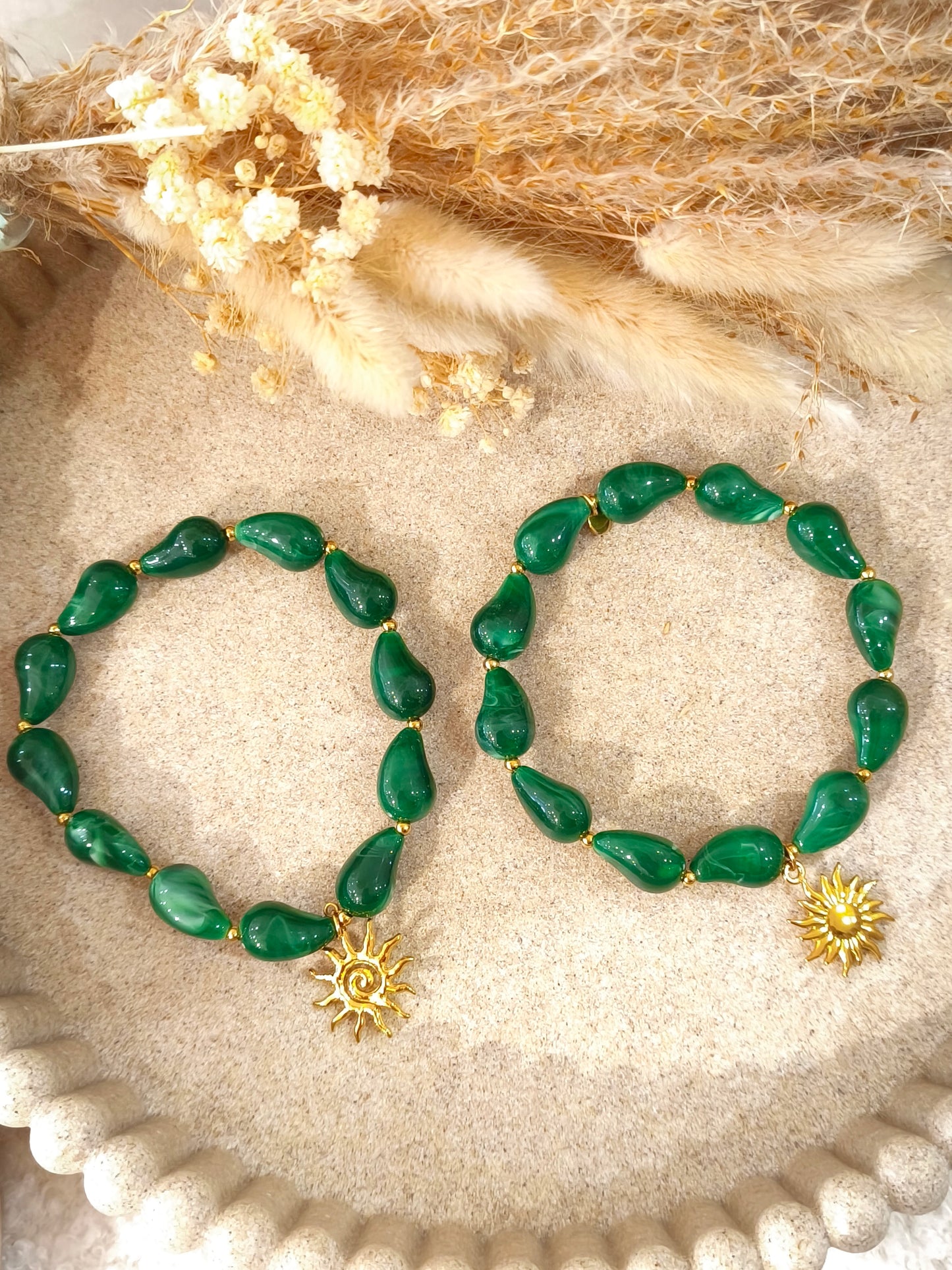 Bracelet à breloques Calista en acier inoxydable