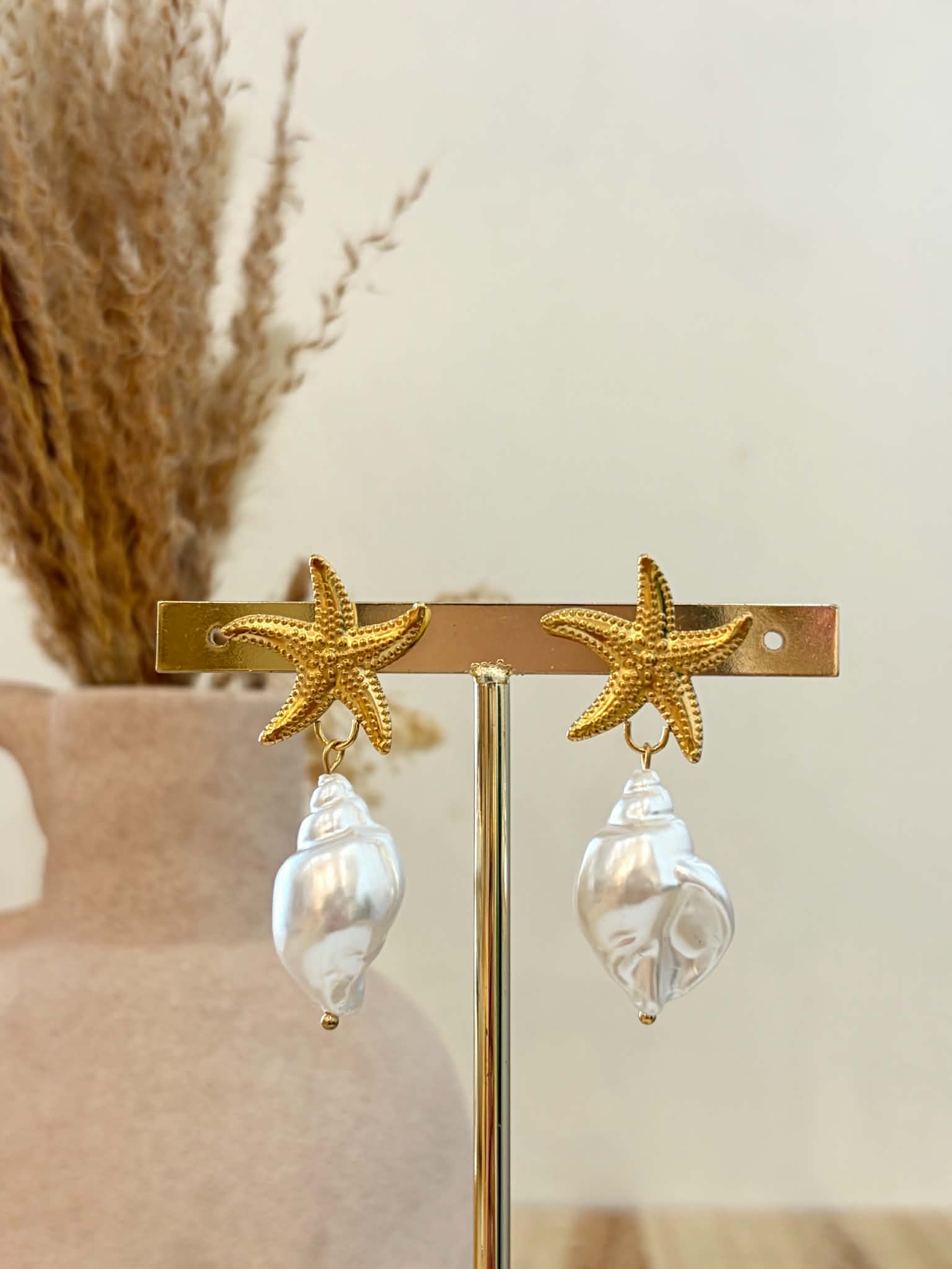 Boucles d'oreilles Coline en acier inoxydable