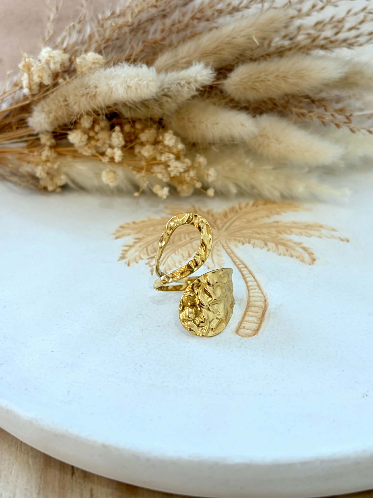Bague en acier inoxydable Celestia