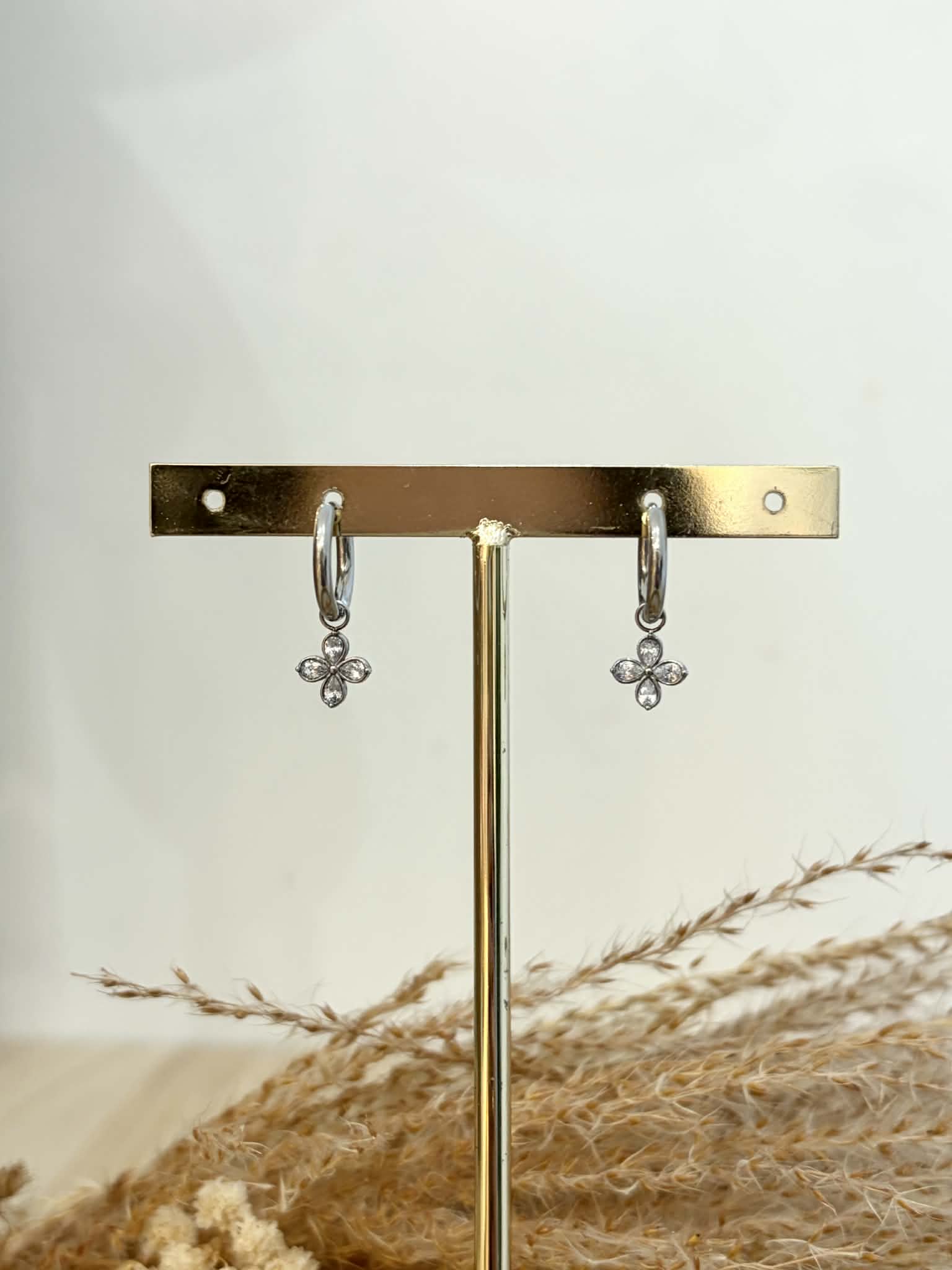Boucles d'oreilles Kessy en acier inoxydable