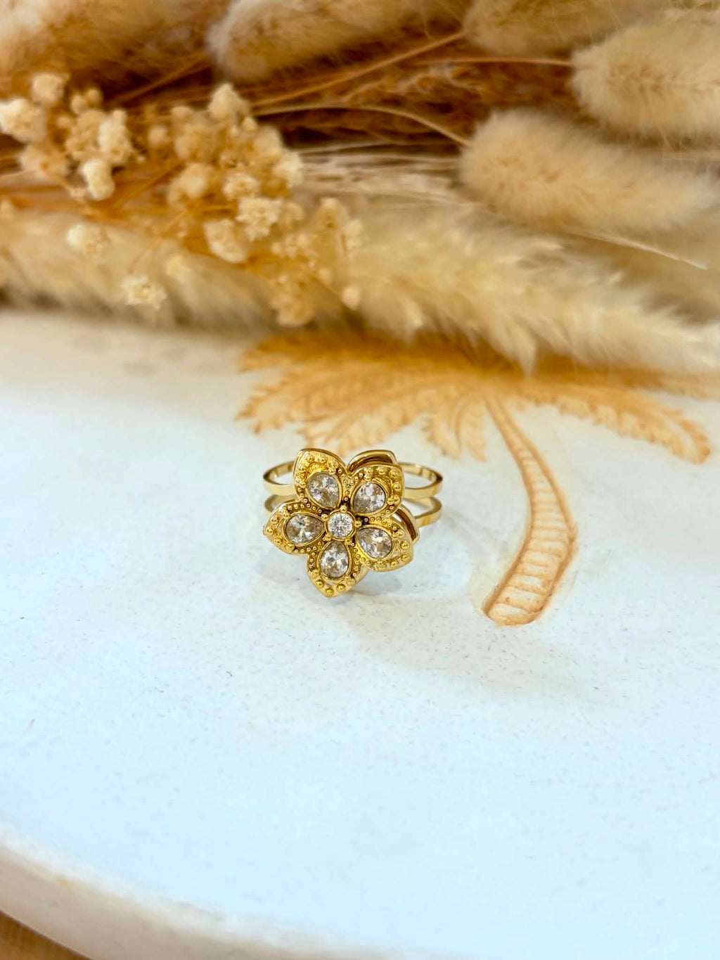 Bague anti-stress Lioraya en acier inoxydable