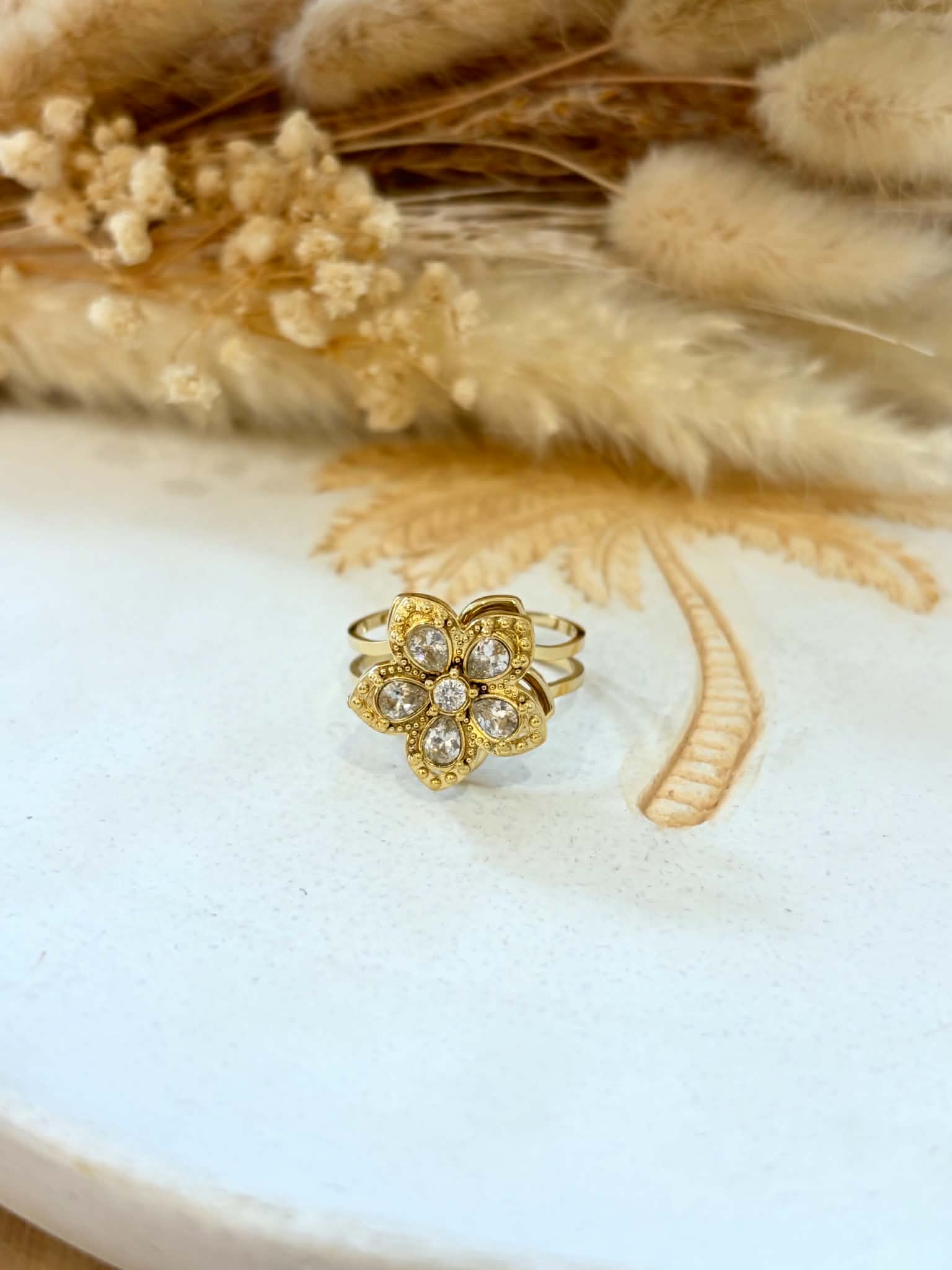 Bague anti-stress Lioraya en acier inoxydable