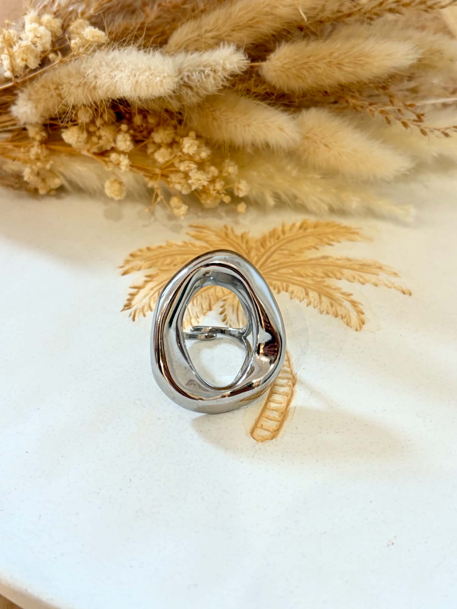 Bague best seller Carenza en acier inoxydable