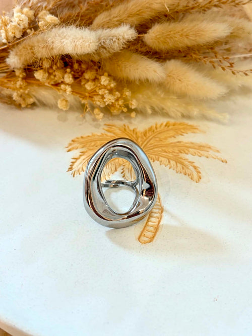 Bague best seller Carenza en acier inoxydable