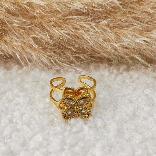 Bague Aura anti-stress en acier