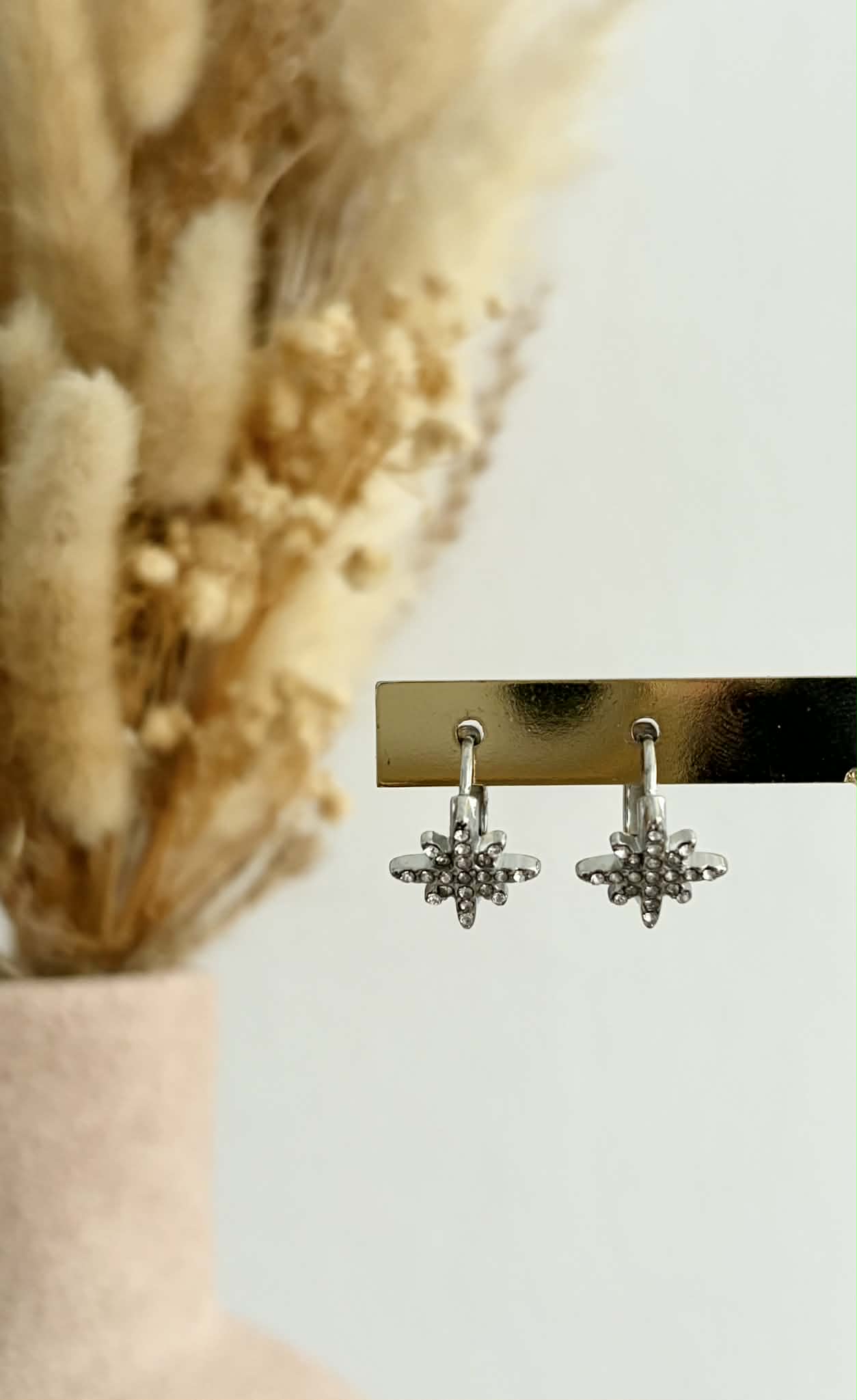 Boucles d'oreilles Bertille en acier inoxydable