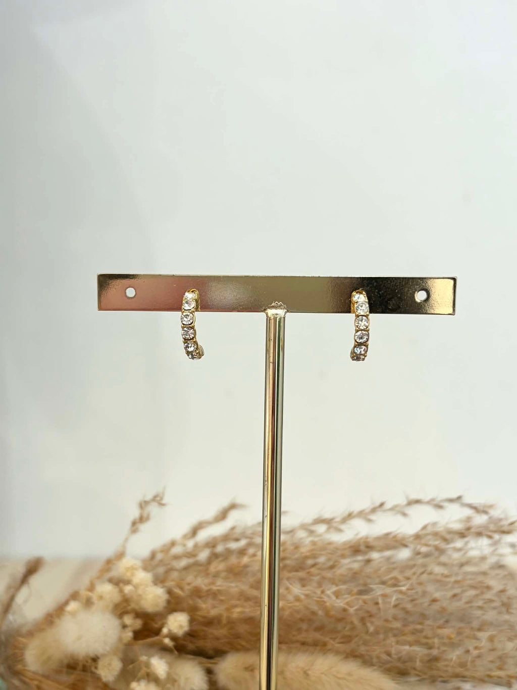 Boucles d'oreilles Amandine en acier inoxydable