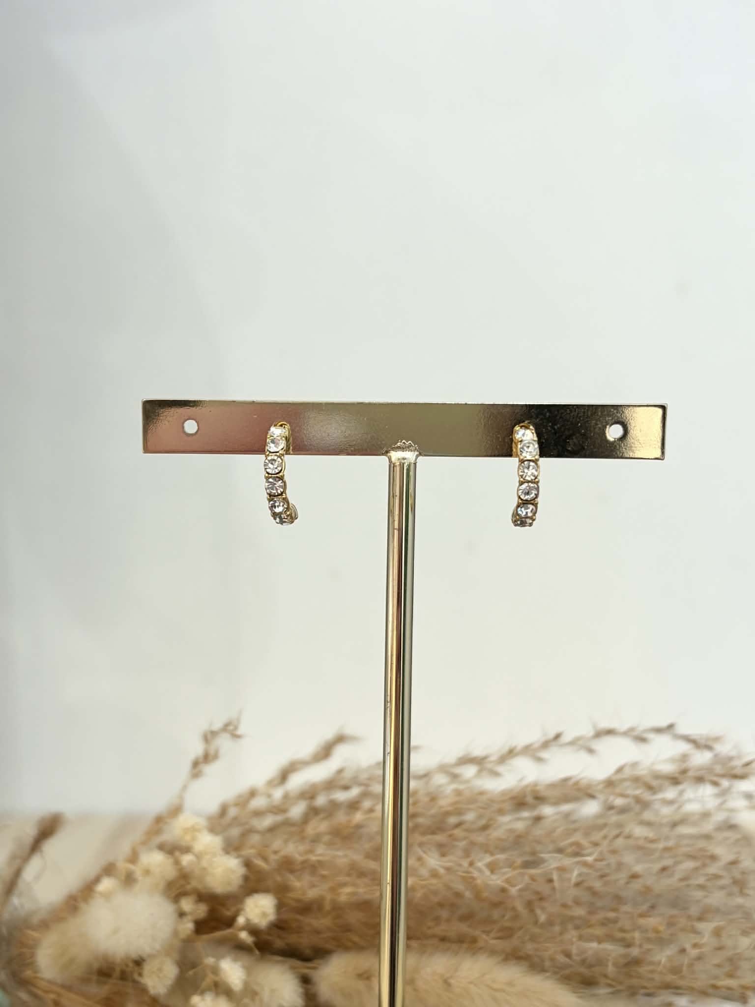 Boucles d'oreilles Amandine en acier inoxydable