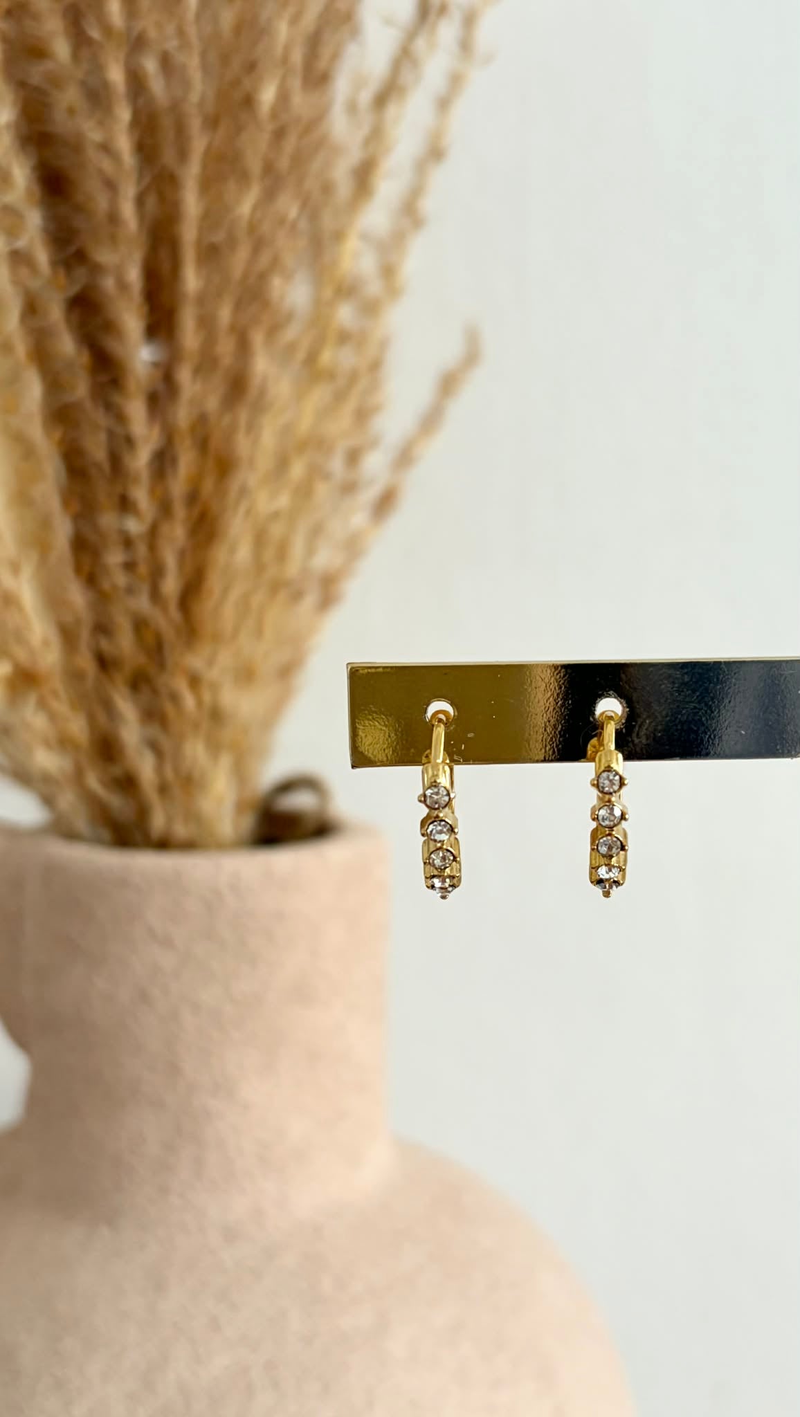 Boucles d'oreilles Thalia en acier inoxydable