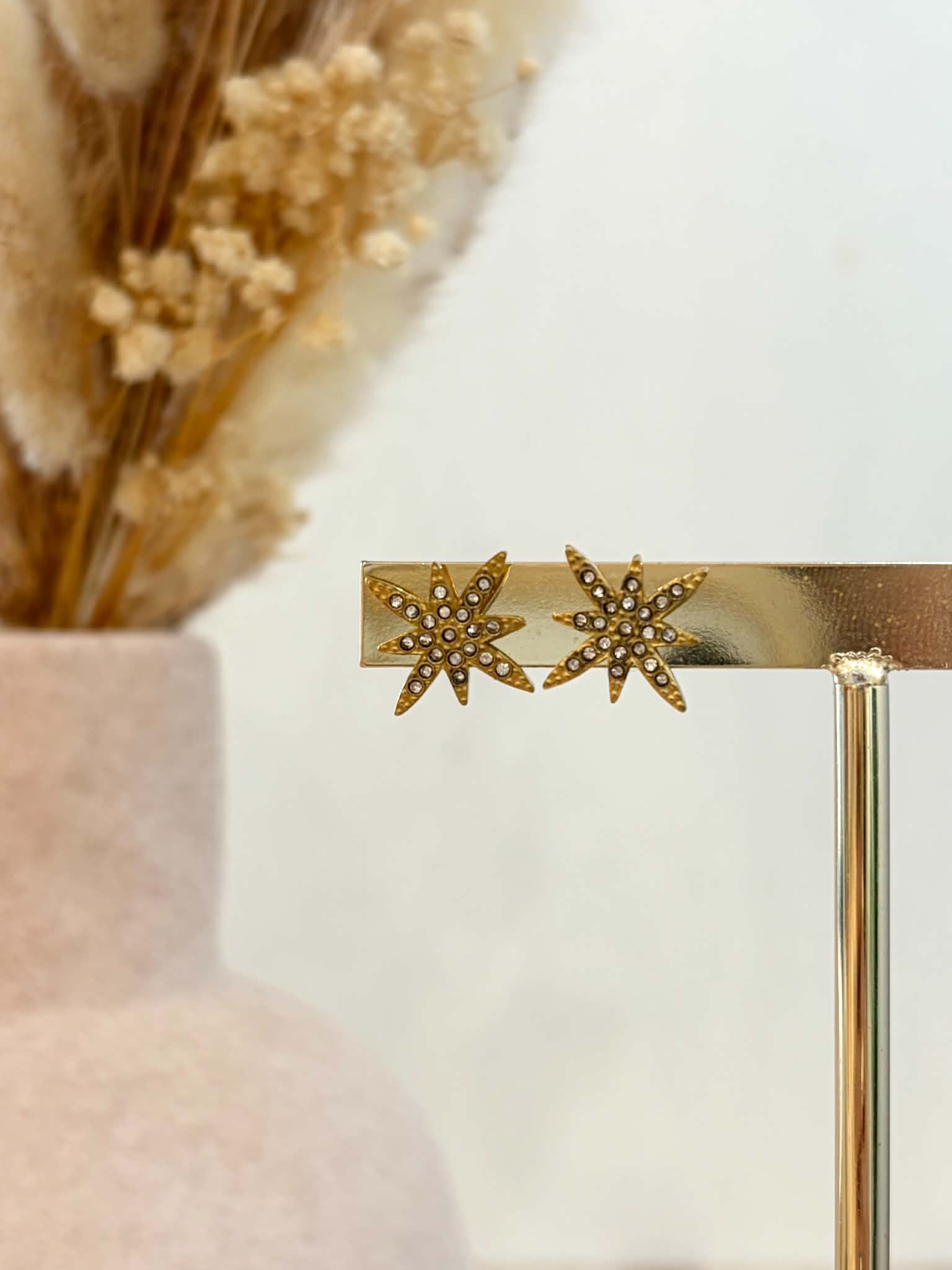 Boucles d'oreilles Florine en acier inoxydable