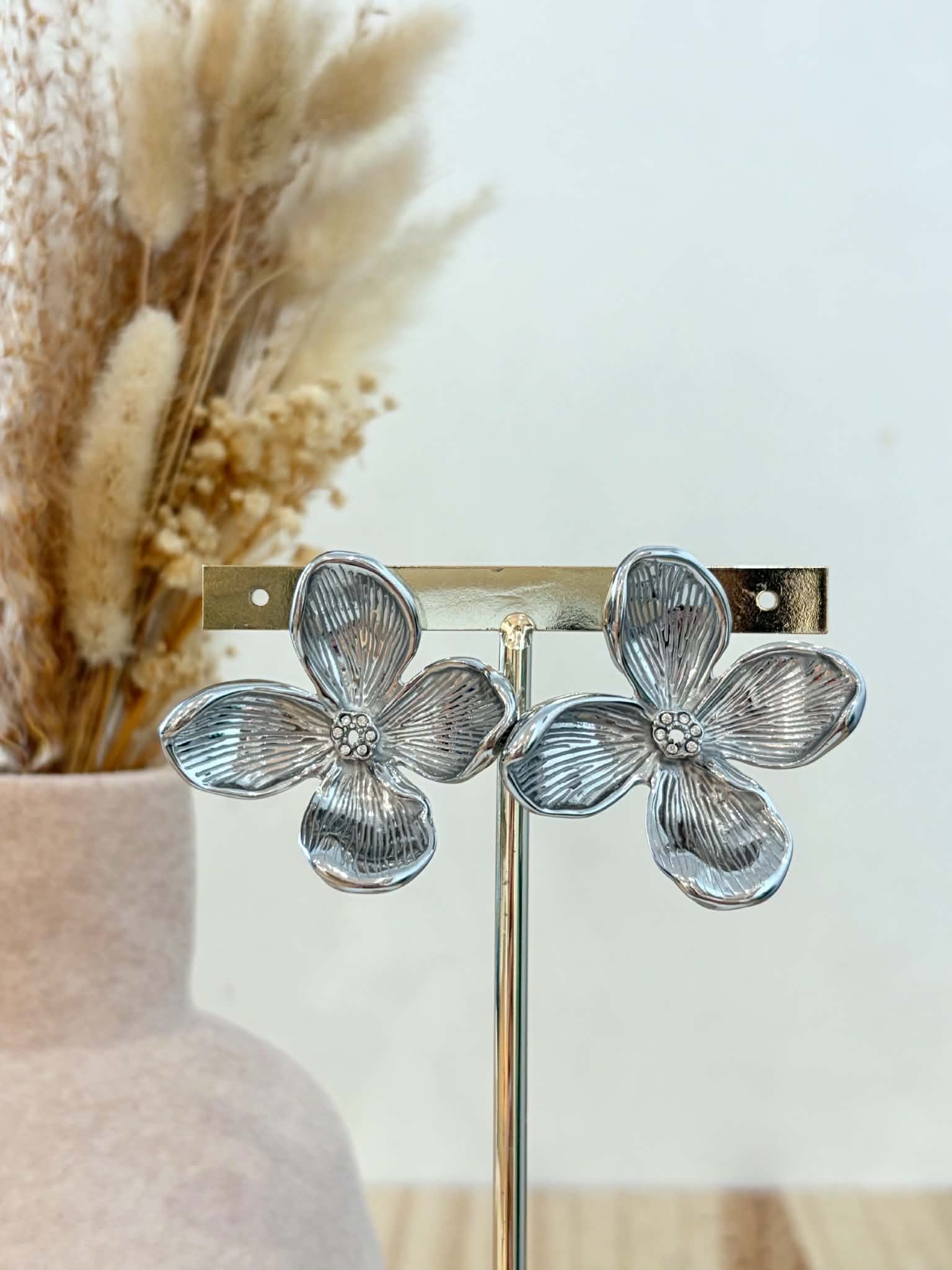 Boucles d'oreilles Diana en acier inoxydable