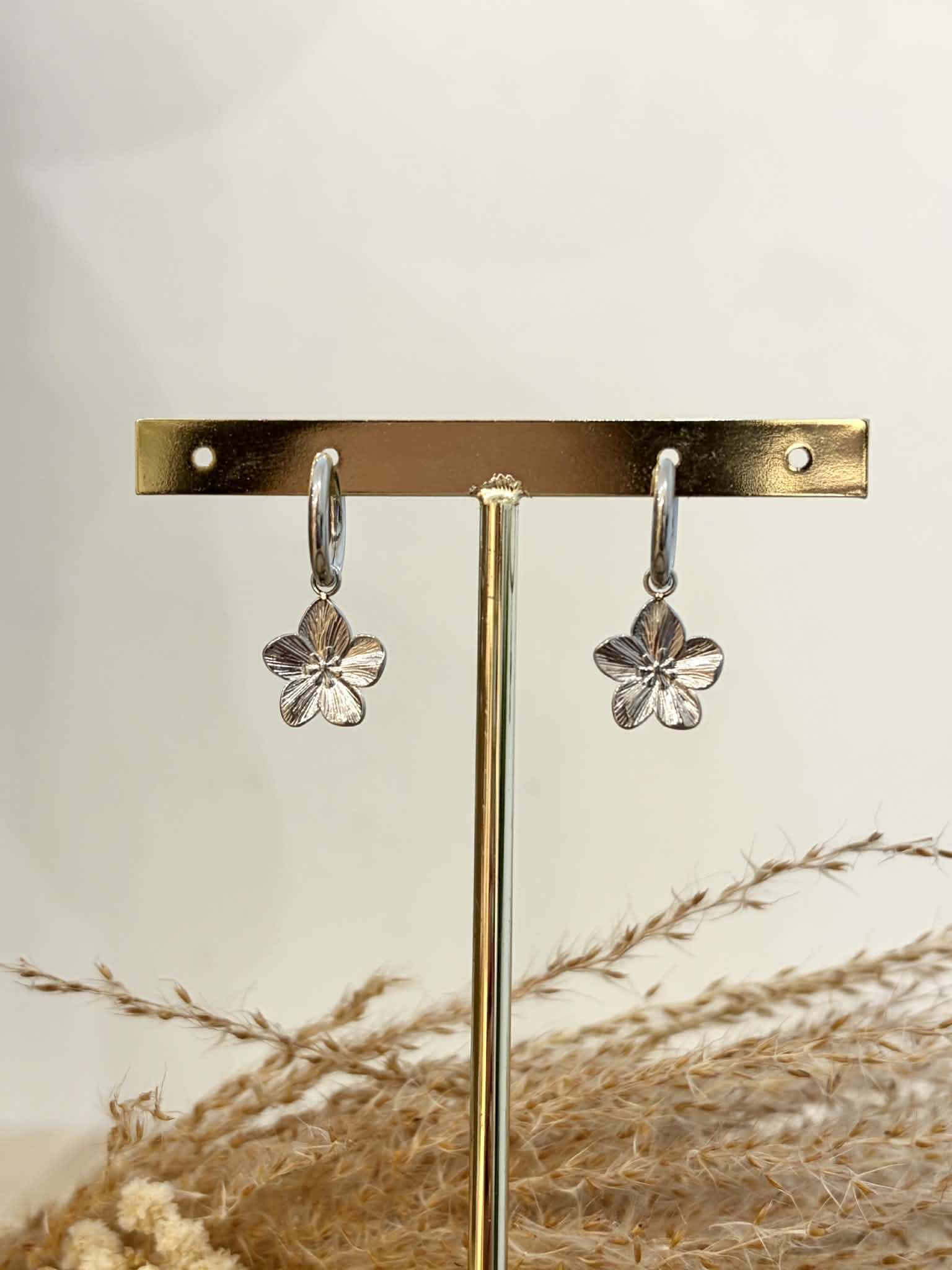 Boucles d'oreilles Gina en acier inoxydable