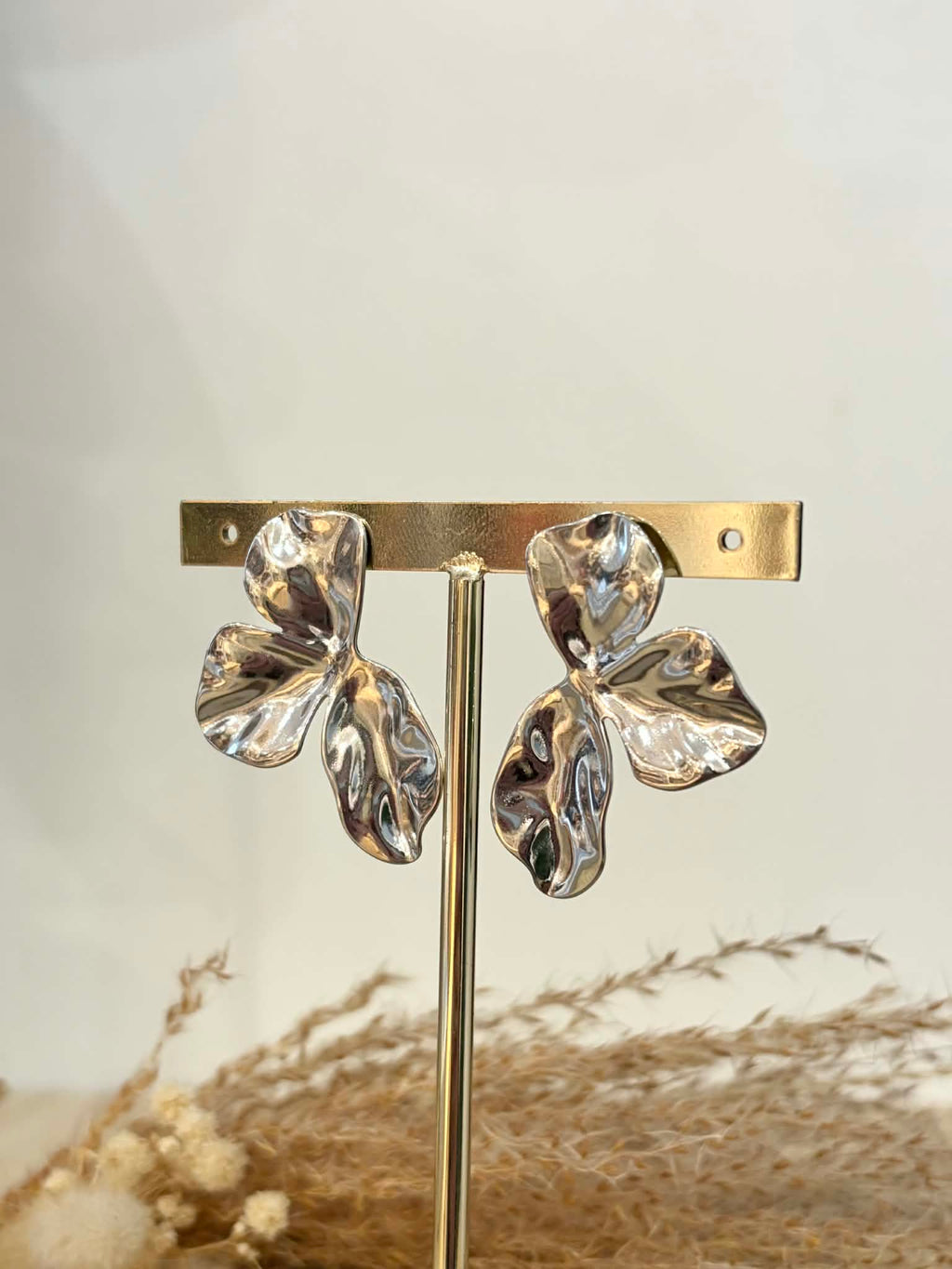 Boucles d’oreilles Corine en acier inoxydable