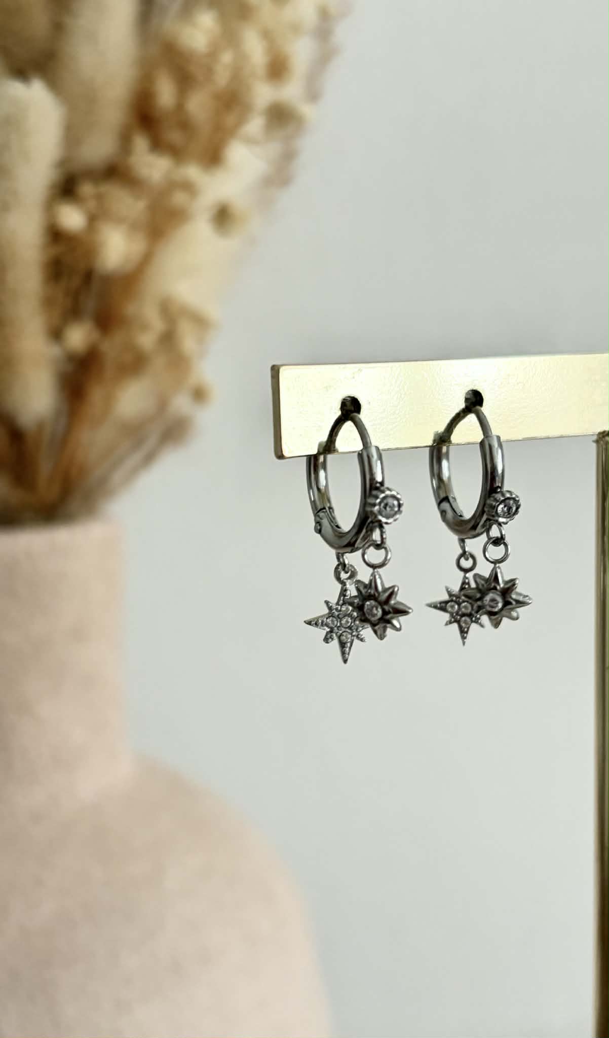 Boucles d'oreilles Kayla en acier inoxydable
