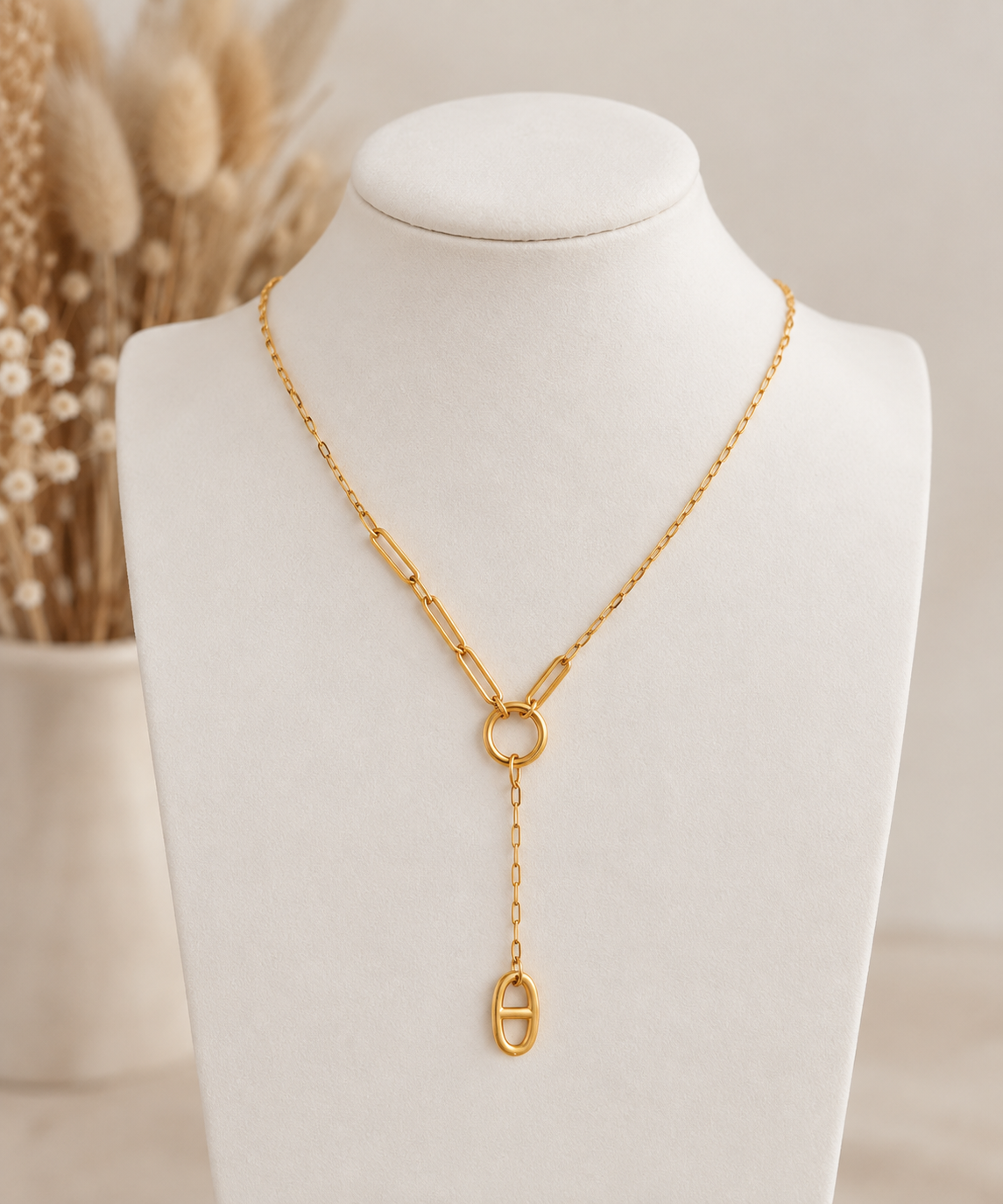 Collier personnalisable Calista en acier inoxydable