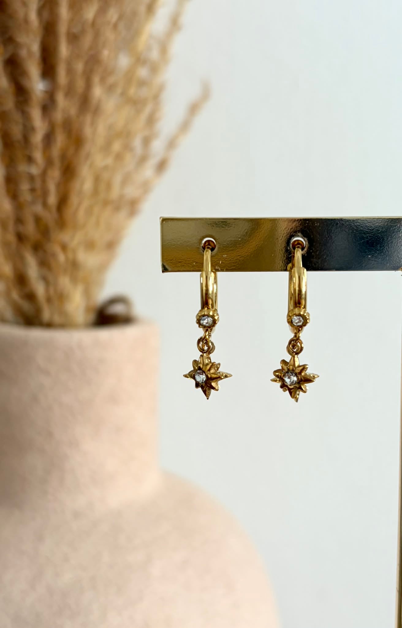 Boucles d'oreilles Sohana en acier inoxydable
