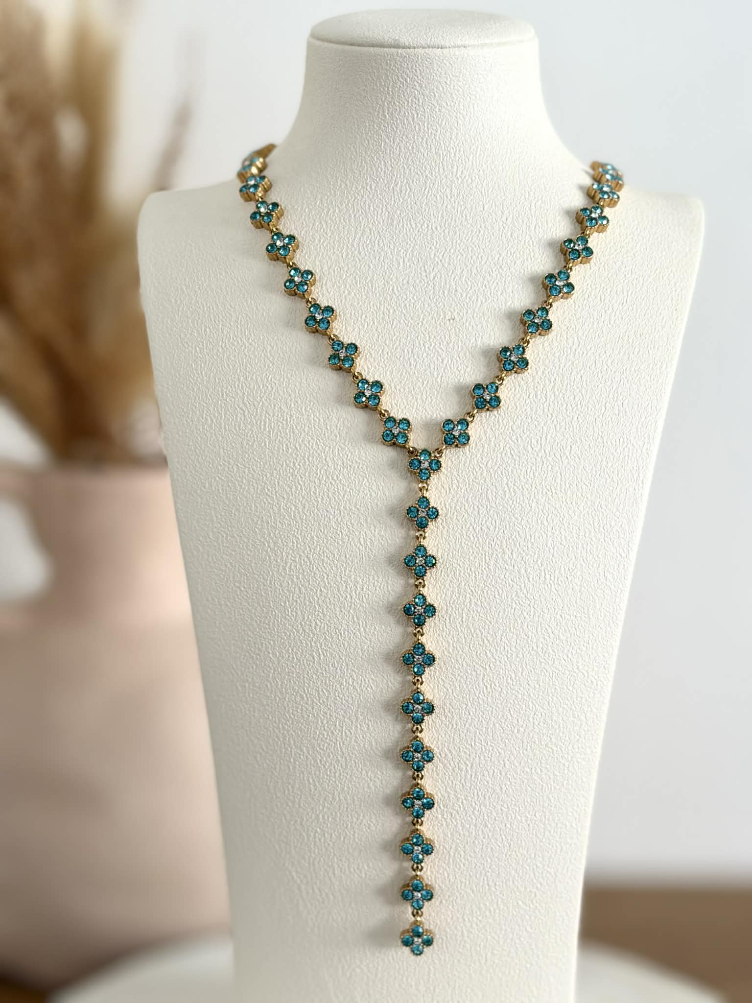 Collier Y Orianne en acier inoxydable